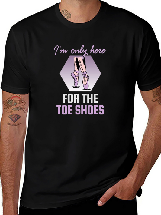 Ballet Toe Shoes Graphic Tee - Dance Lover Shirt