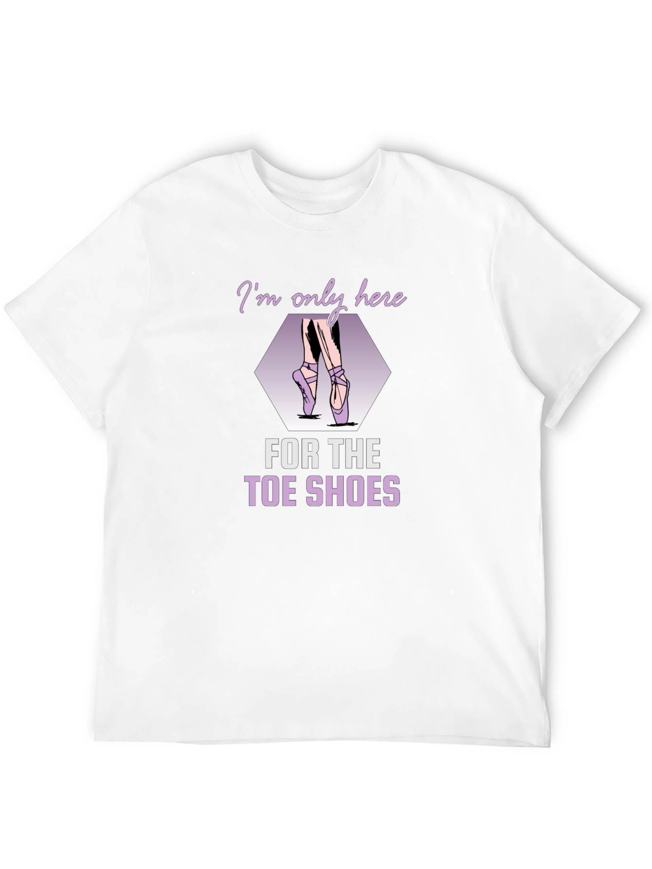 Ballet Toe Shoes Graphic Tee - Dance Lover Shirt
