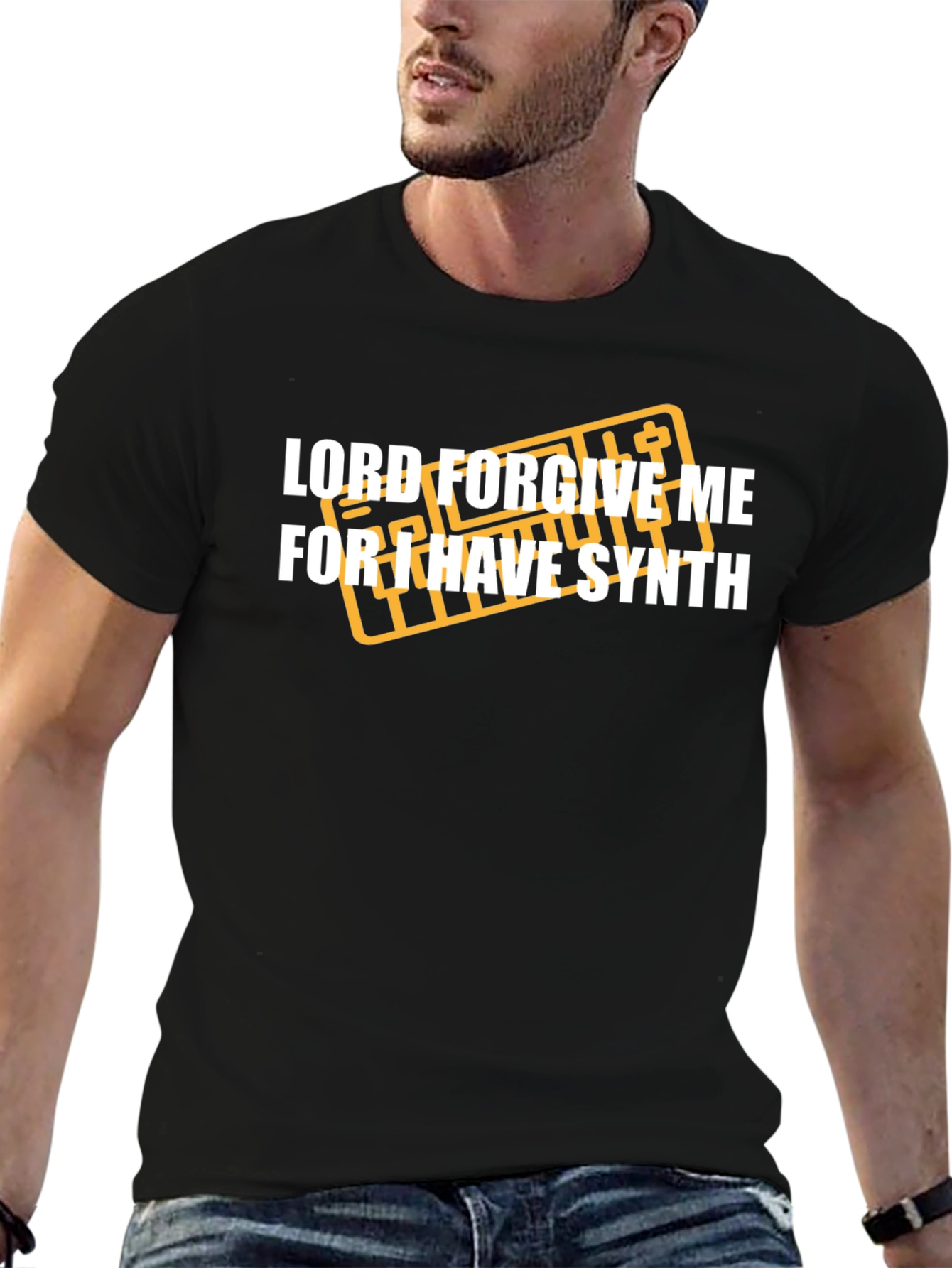 Lord Forgive Me Synth T-Shirt