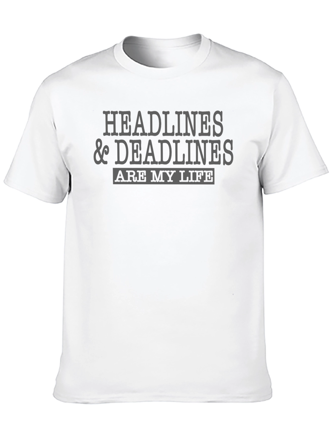 Headlines & Deadlines Graphic T-Shirt