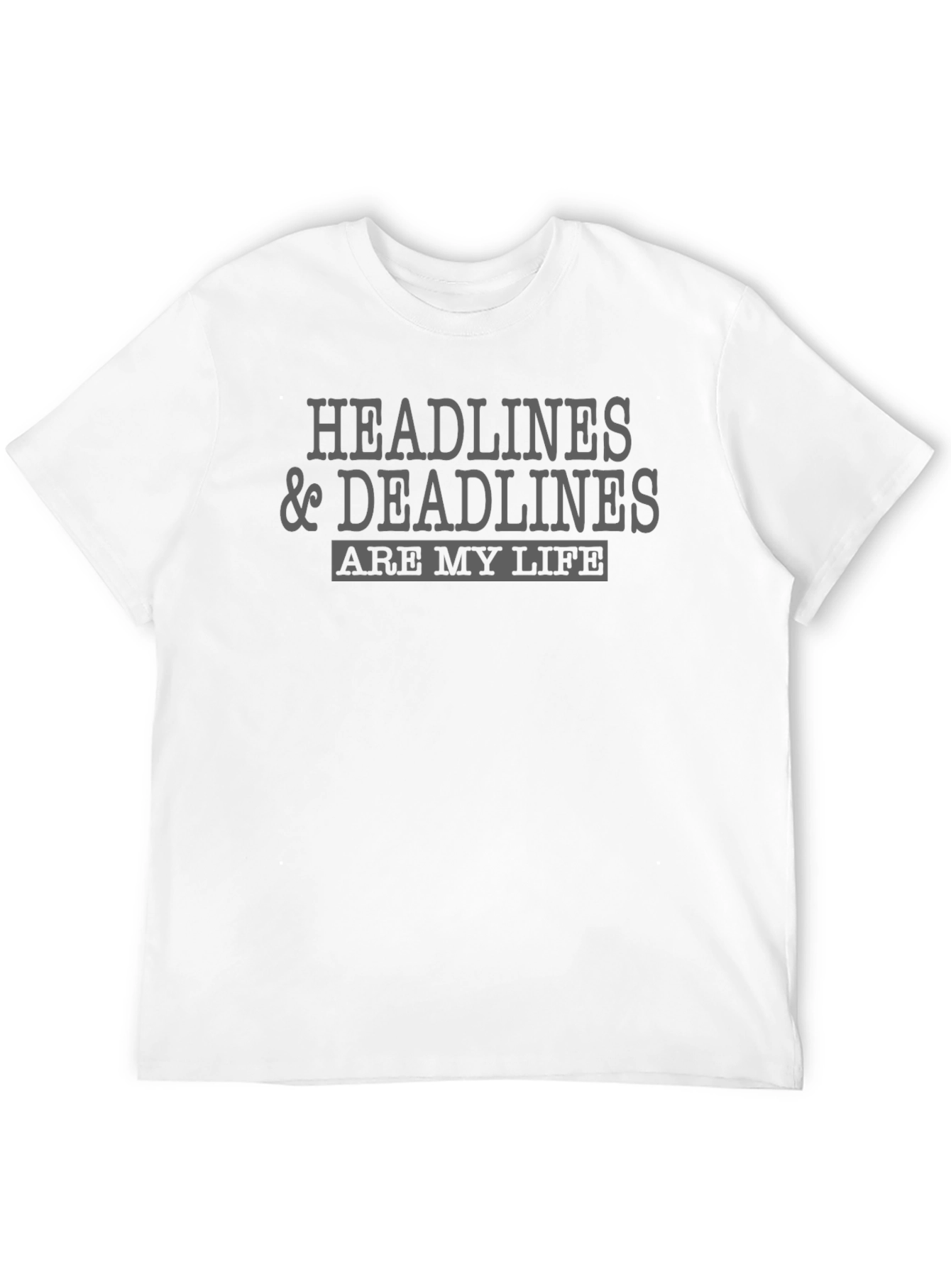 Headlines & Deadlines Graphic T-Shirt