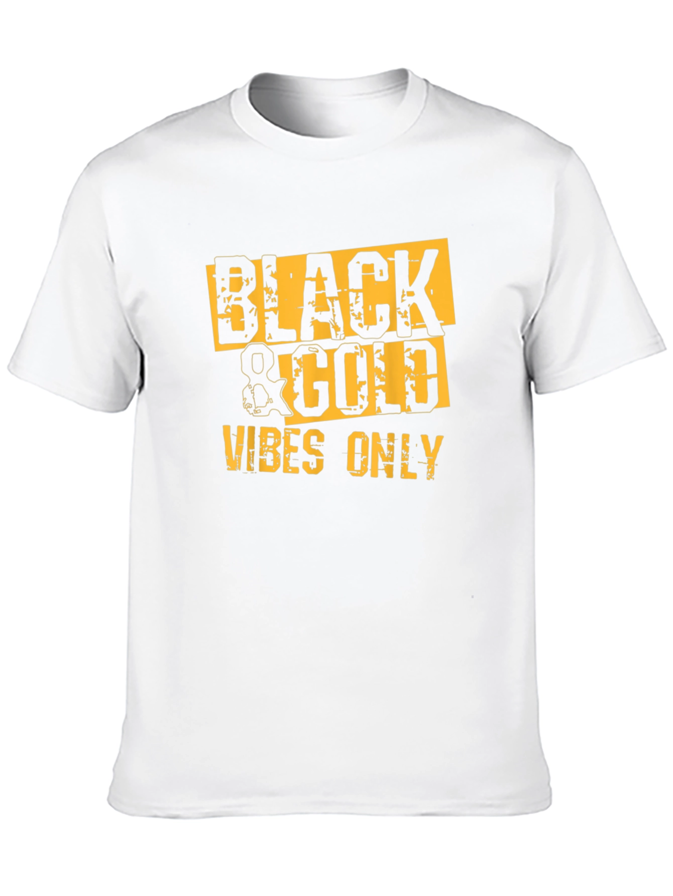 Black & Gold Vibes Only Graphic Tee