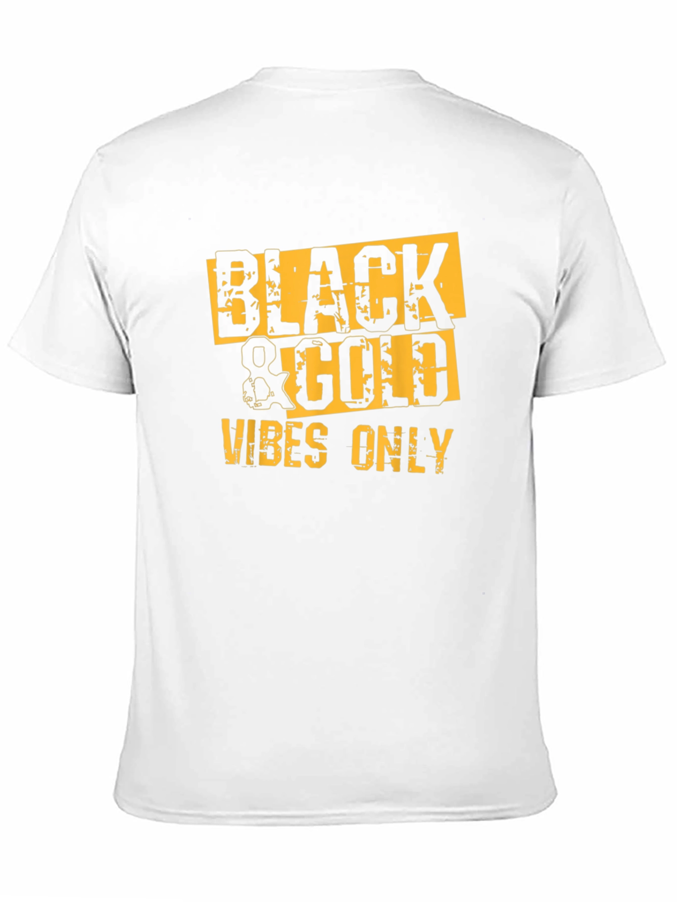 Black & Gold Vibes Only Graphic Tee