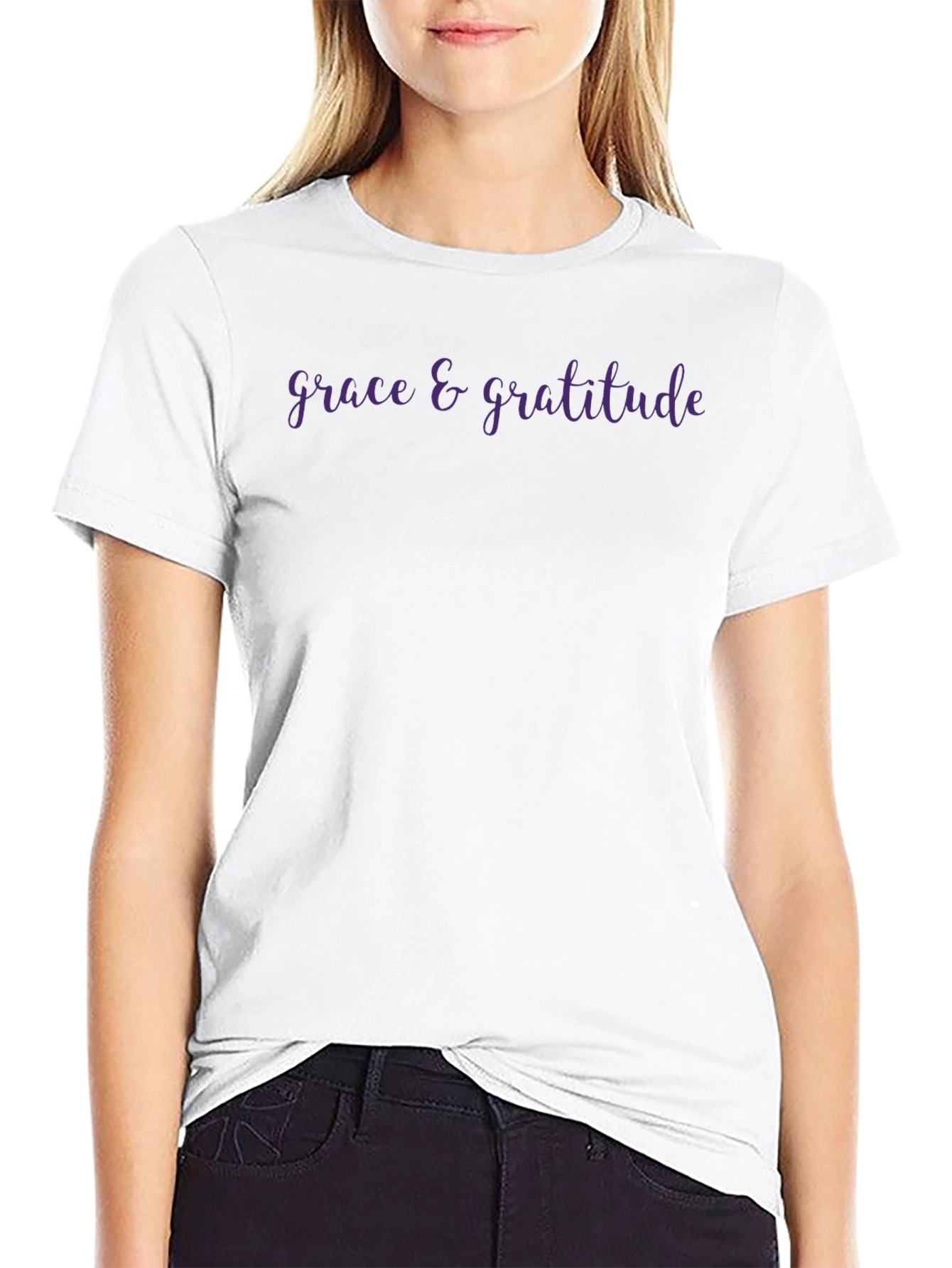Grace & Gratitude Black T-Shirt
