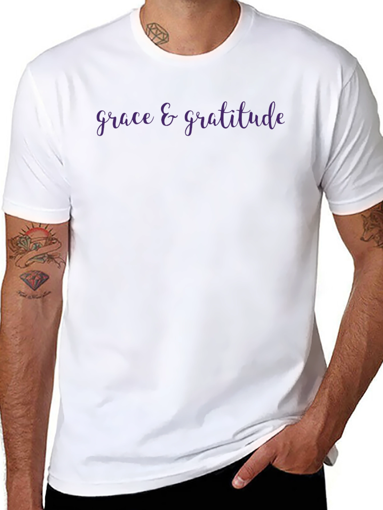 Grace & Gratitude Black T-Shirt