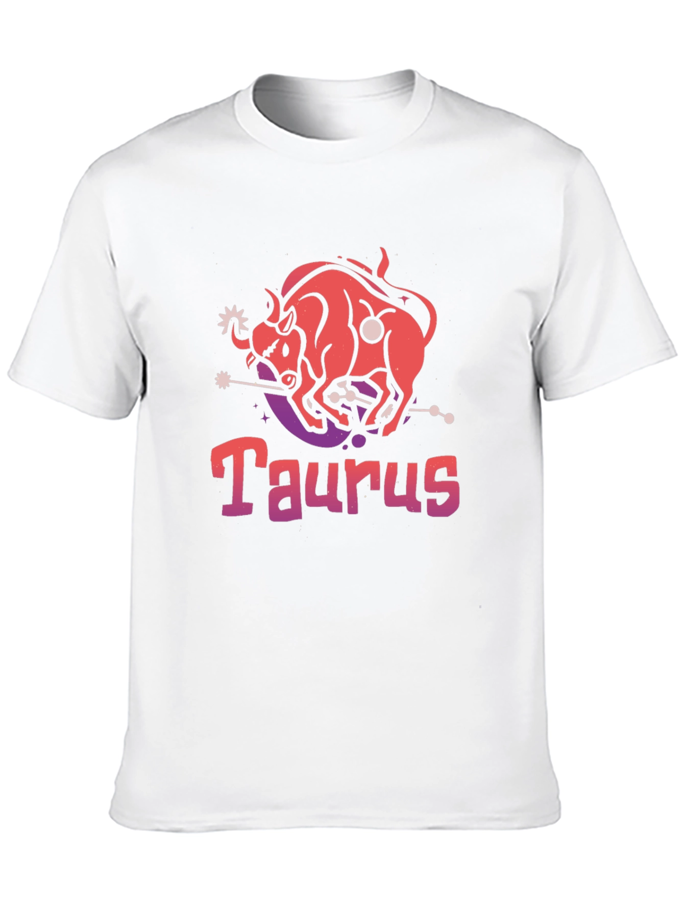 Taurus Zodiac Graphic T-Shirt - Black
