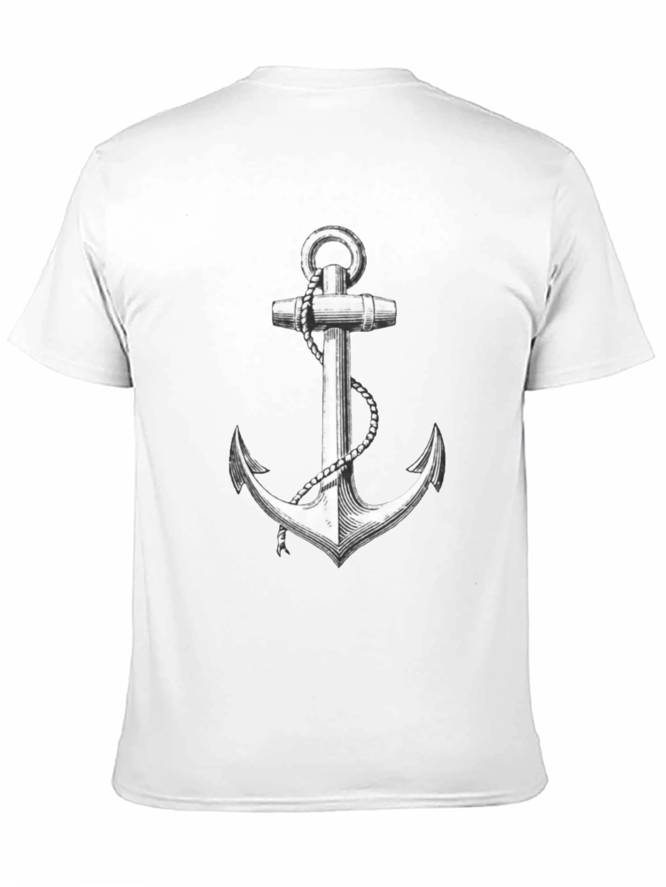Nautical Anchor Graphic Tee - Classic Style