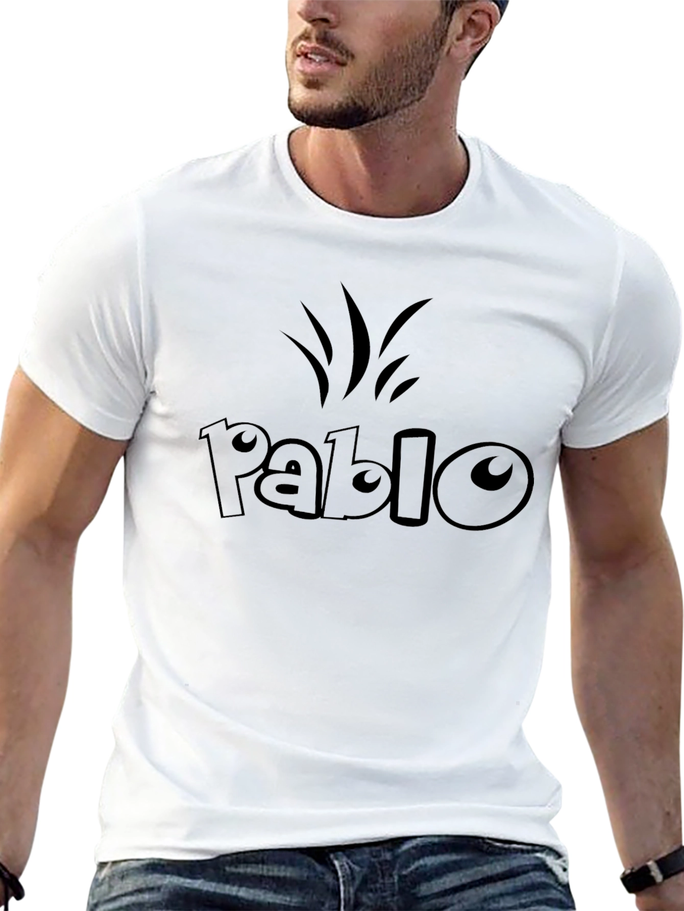 Pablo Black Graphic T-Shirt - Trendy Casual Wear