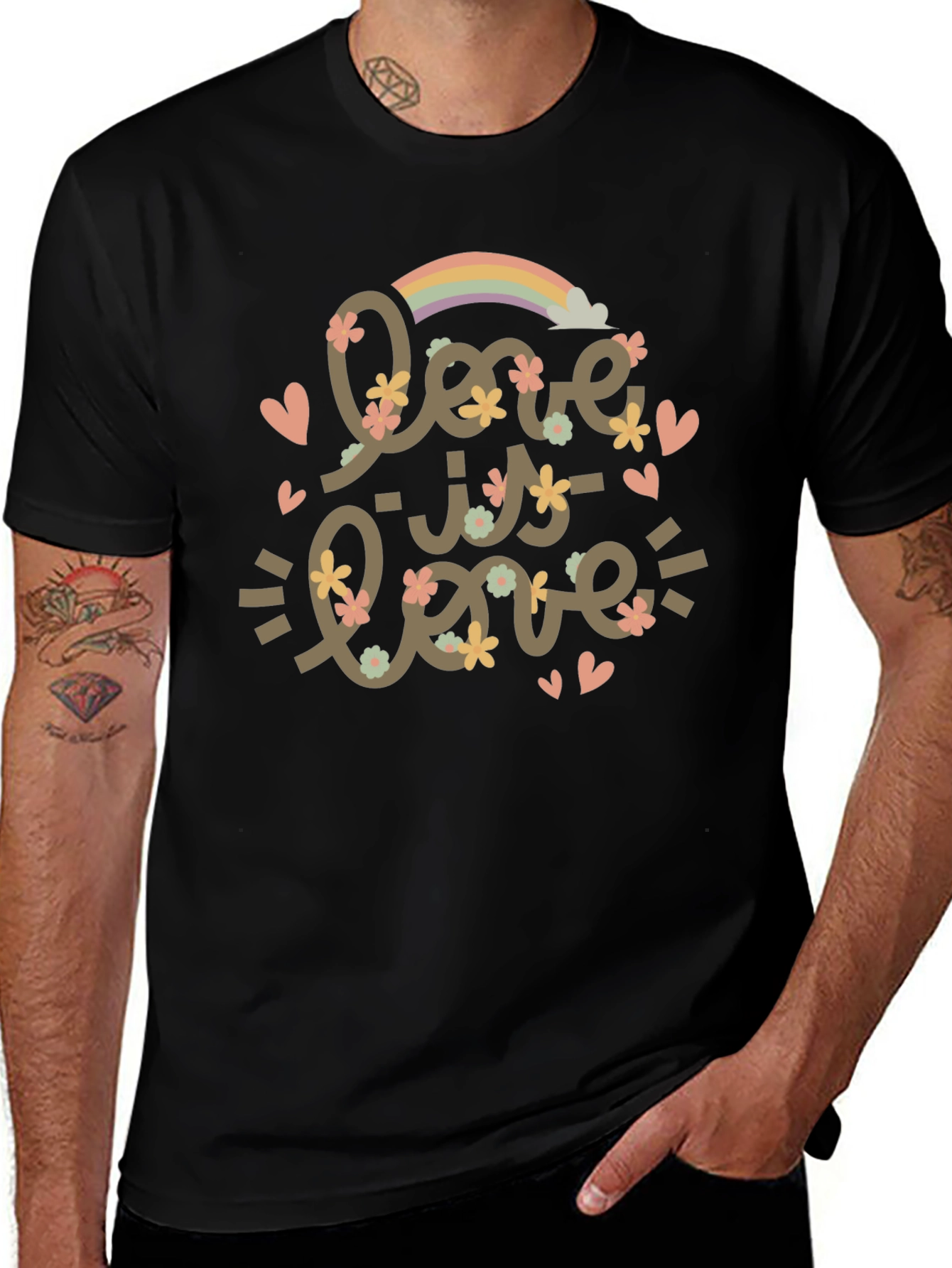 Love is Love Graphic Tee - LGBTQ Pride Shirt