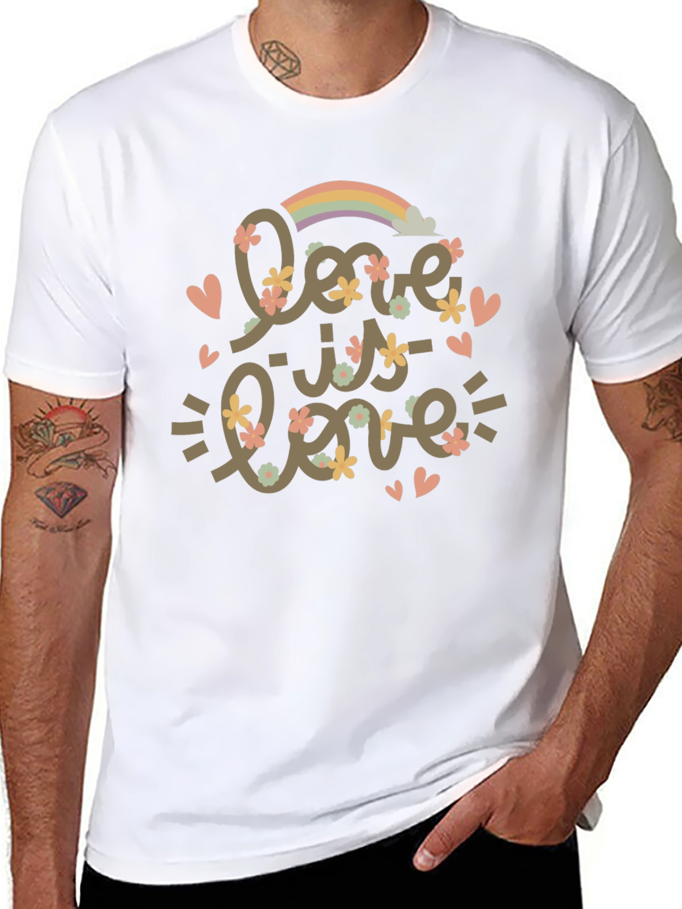Love is Love Graphic Tee - LGBTQ Pride Shirt