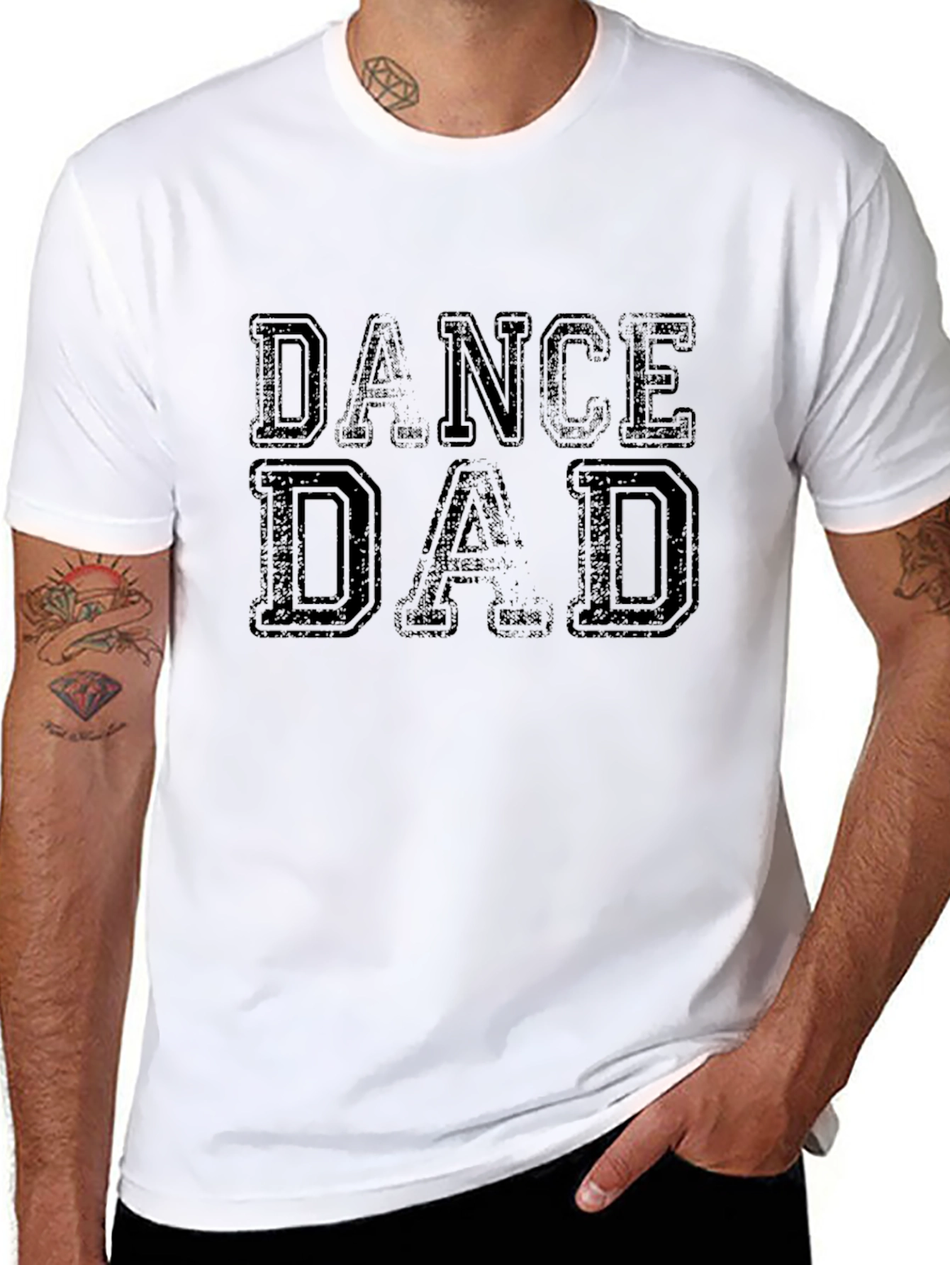 Dance Dad T-Shirt - Black Cotton Graphic Tee