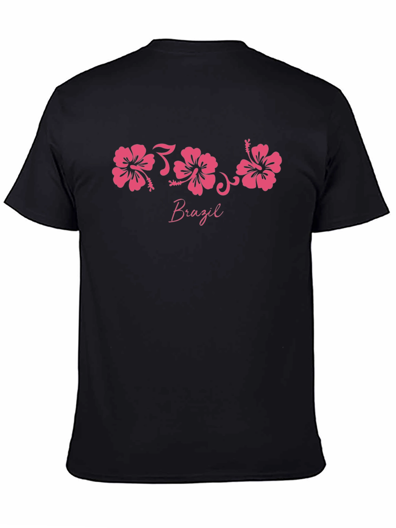 Brazil Hibiscus Flower Graphic Tee