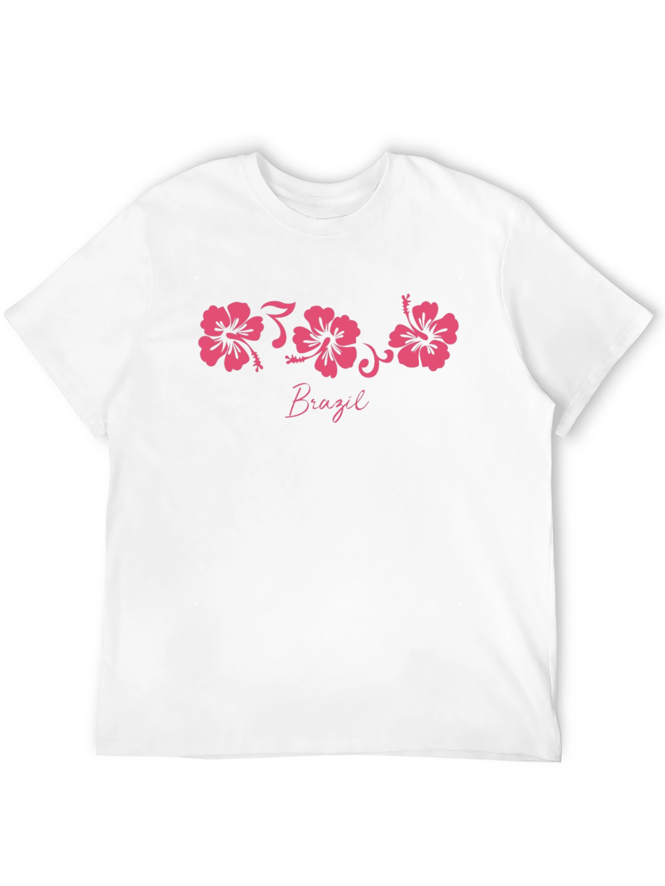 Brazil Hibiscus Flower Graphic Tee