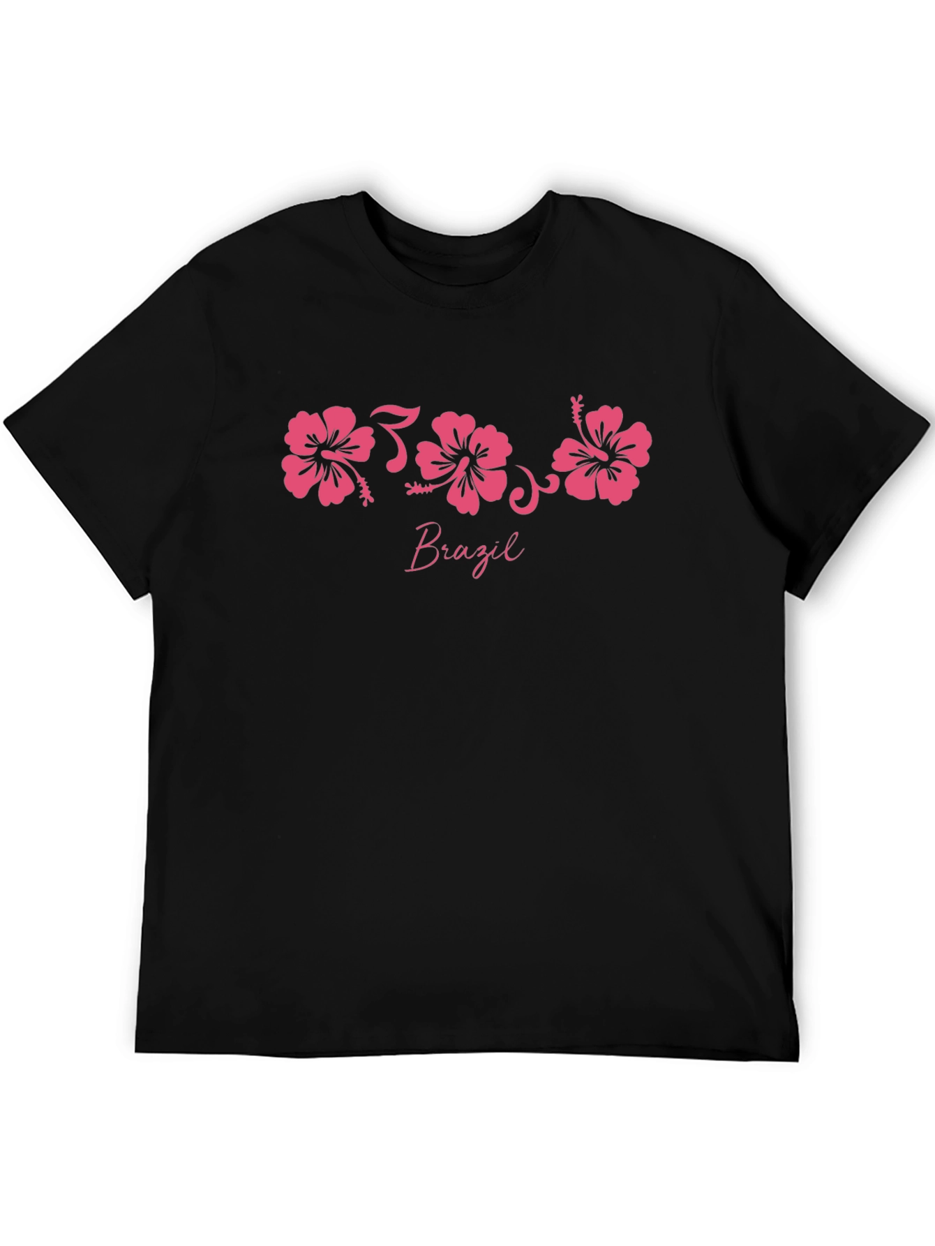 Brazil Hibiscus Flower Graphic Tee