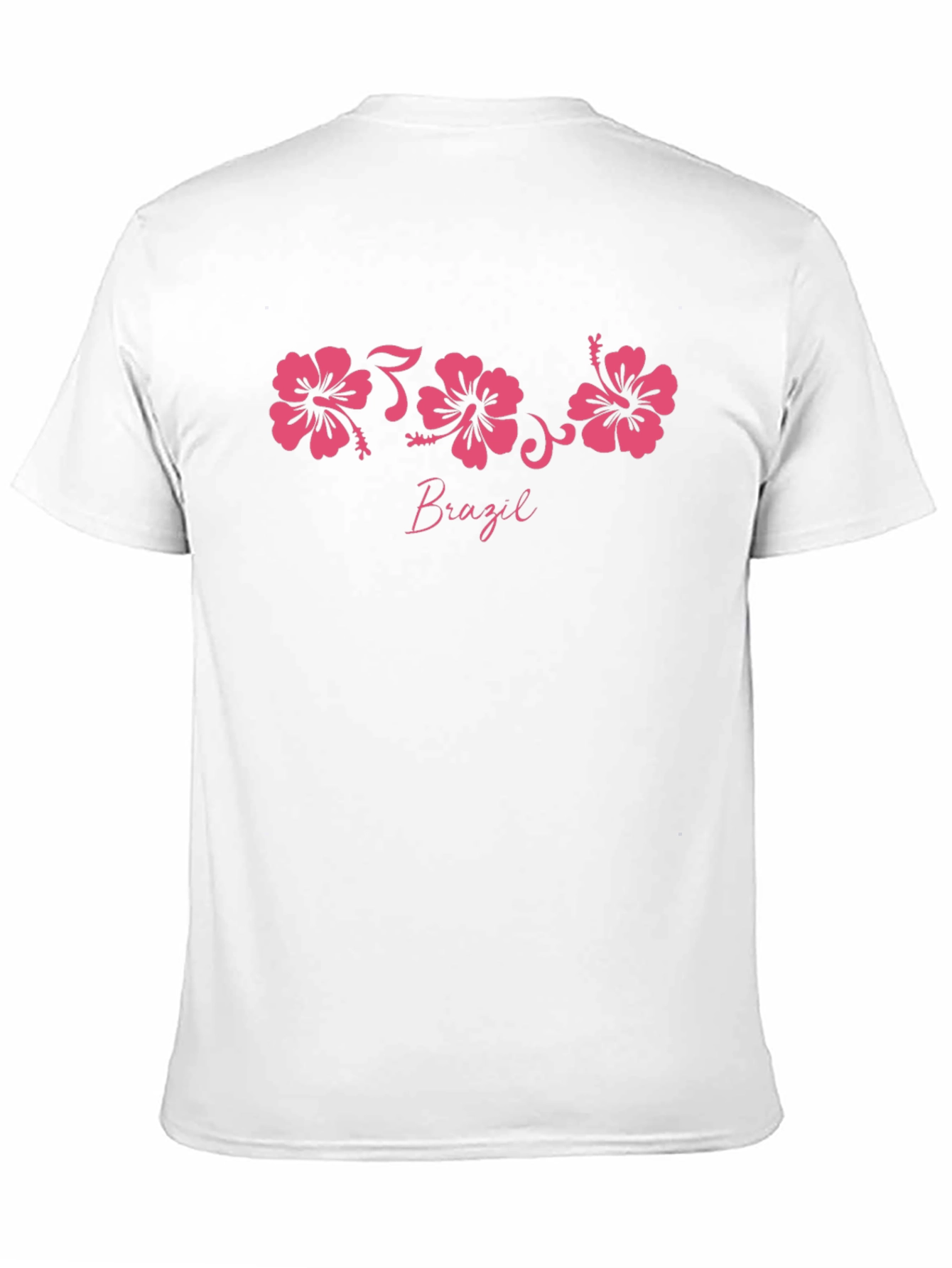 Brazil Hibiscus Flower Graphic Tee