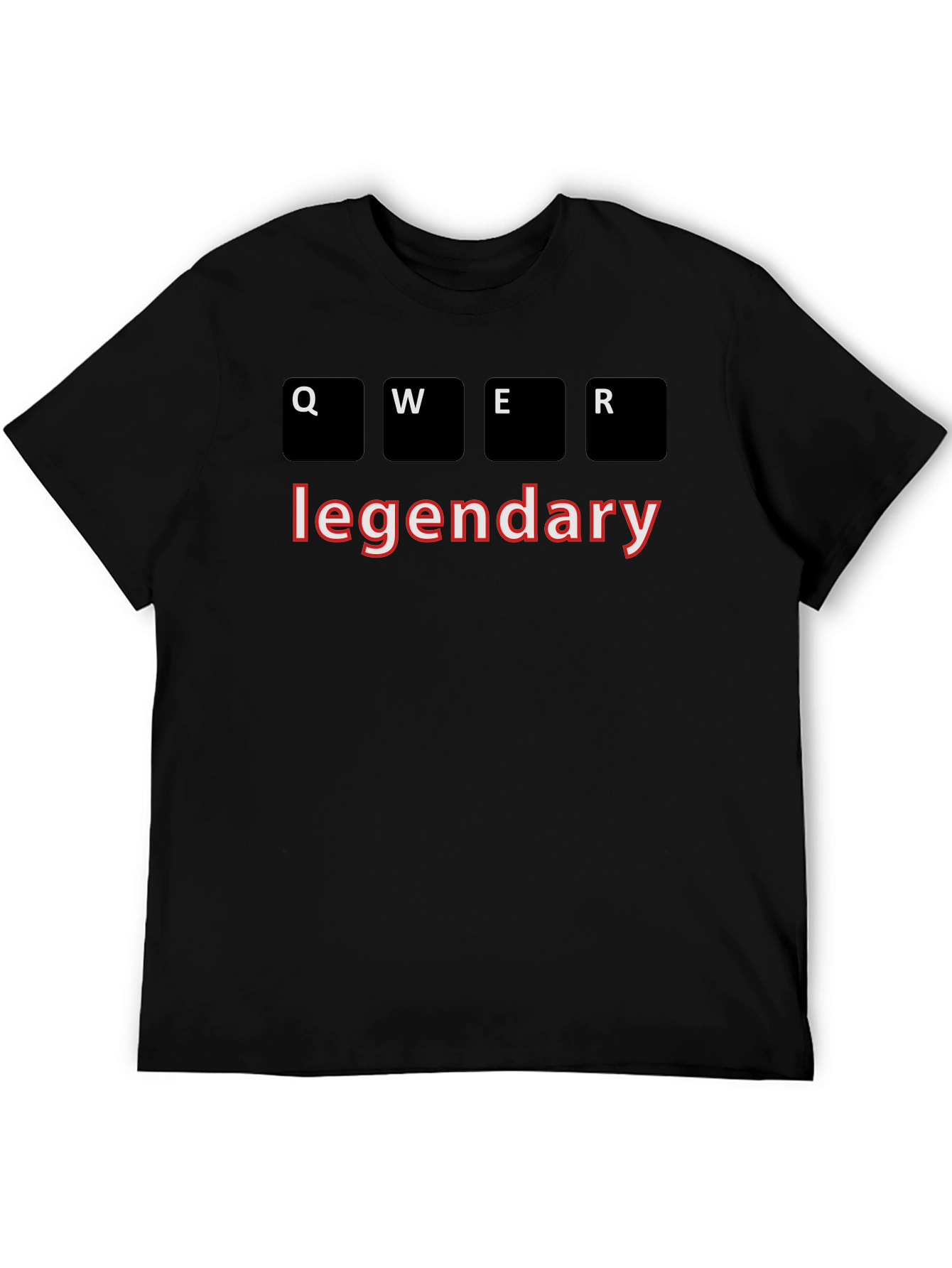 Legendary Gamer QWER T-Shirt - Black