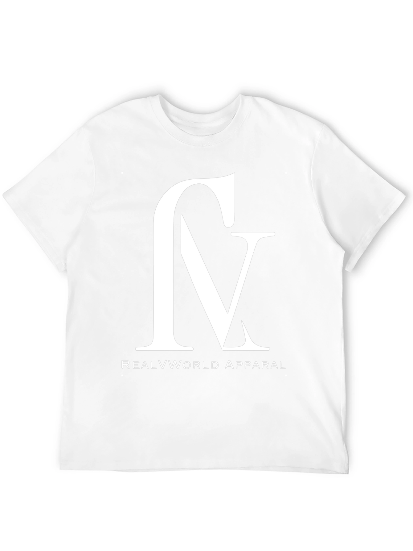 Real V World Apparel Black Graphic Tee