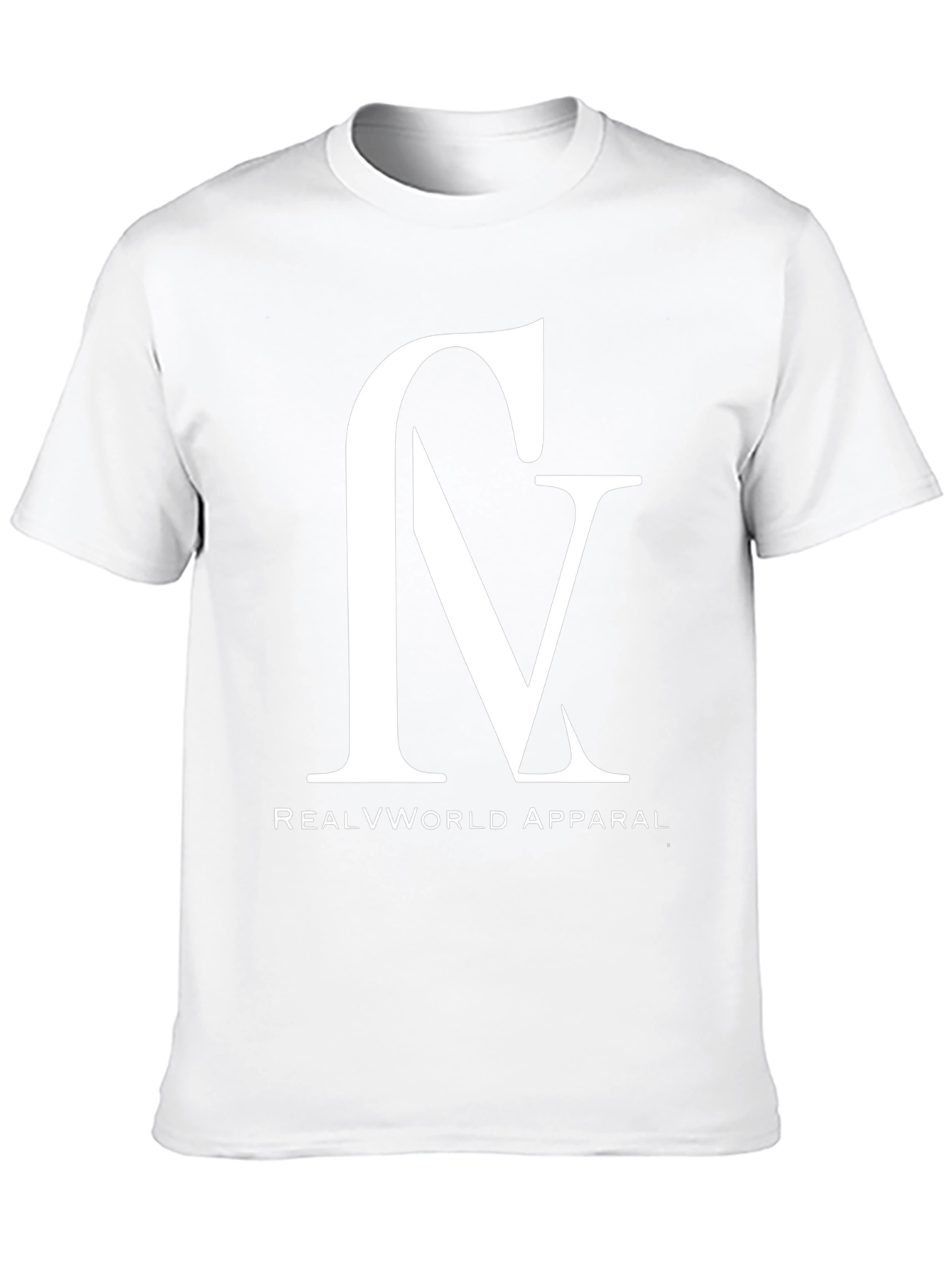 Real V World Apparel Black Graphic Tee