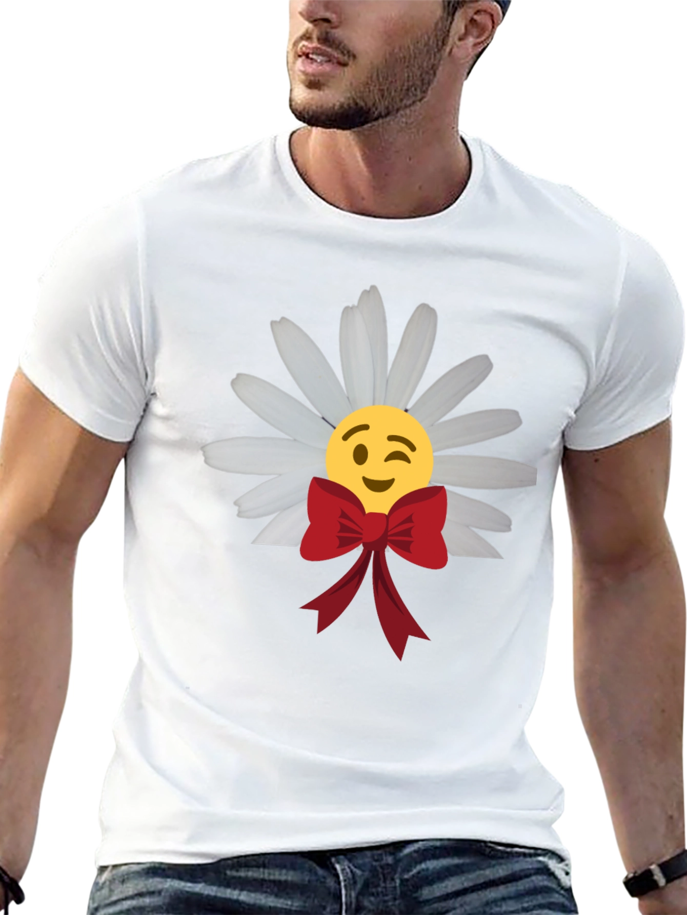 Emoji Daisy Bow T-Shirt