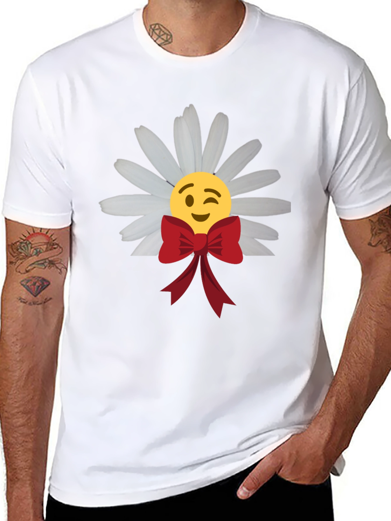 Emoji Daisy Bow T-Shirt
