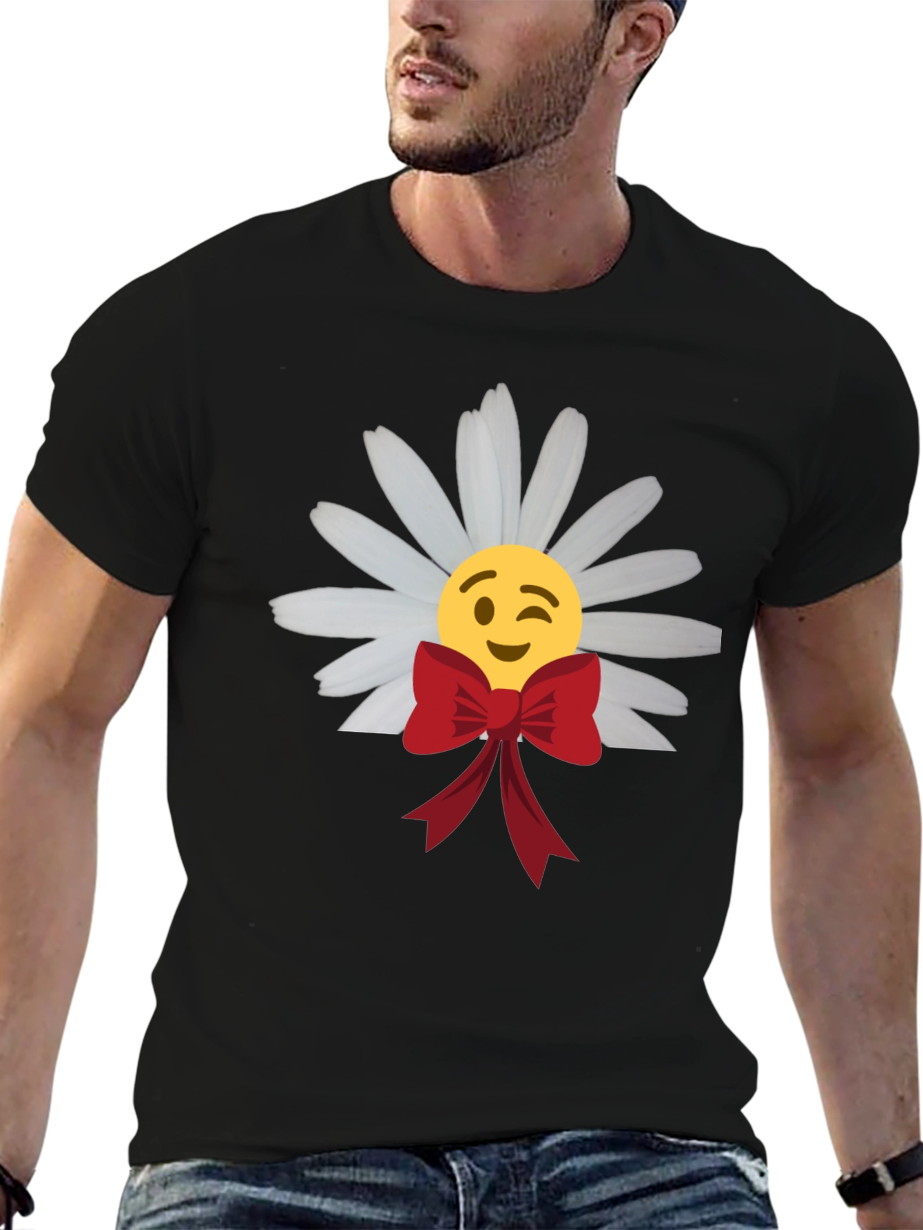 Emoji Daisy Bow T-Shirt