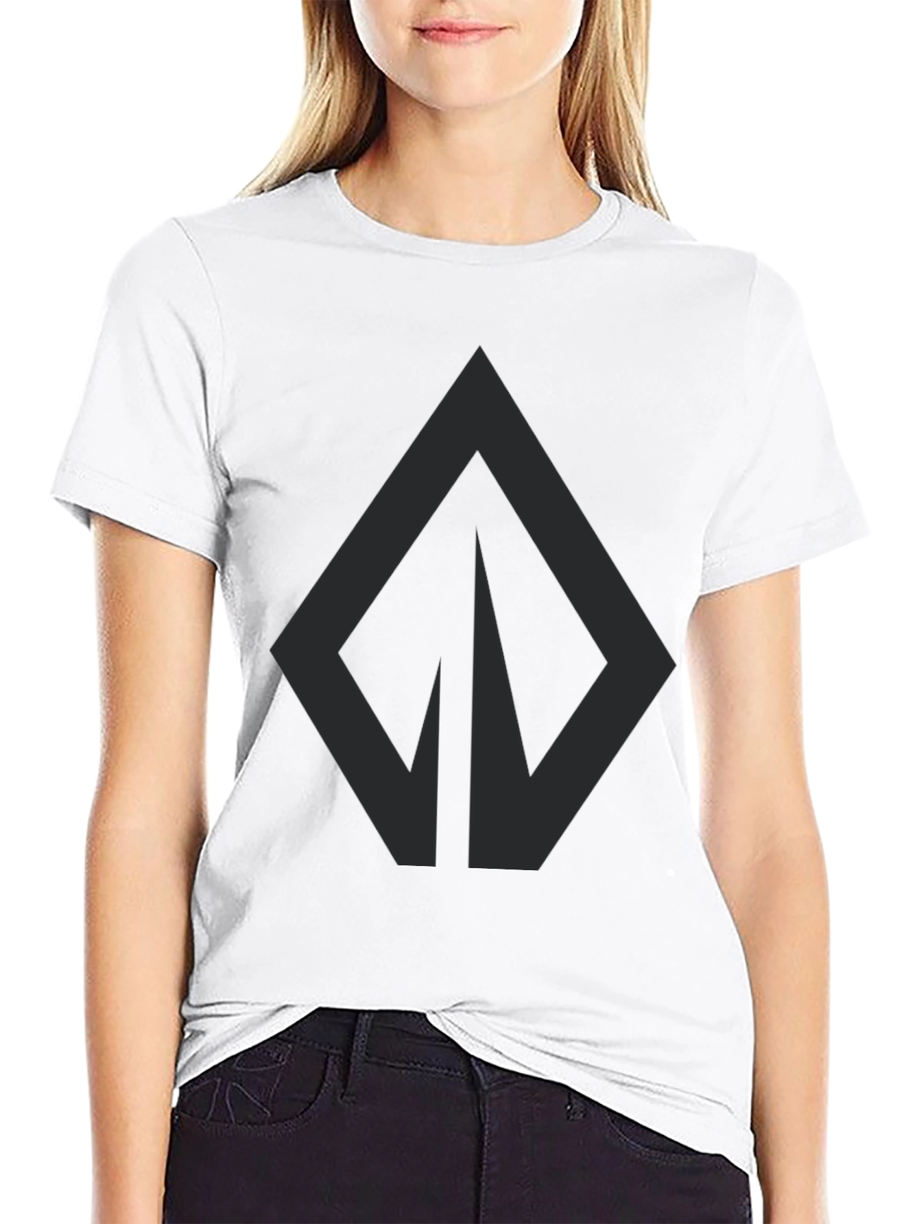 Dark Diamond Graphic Tee - Modern Style