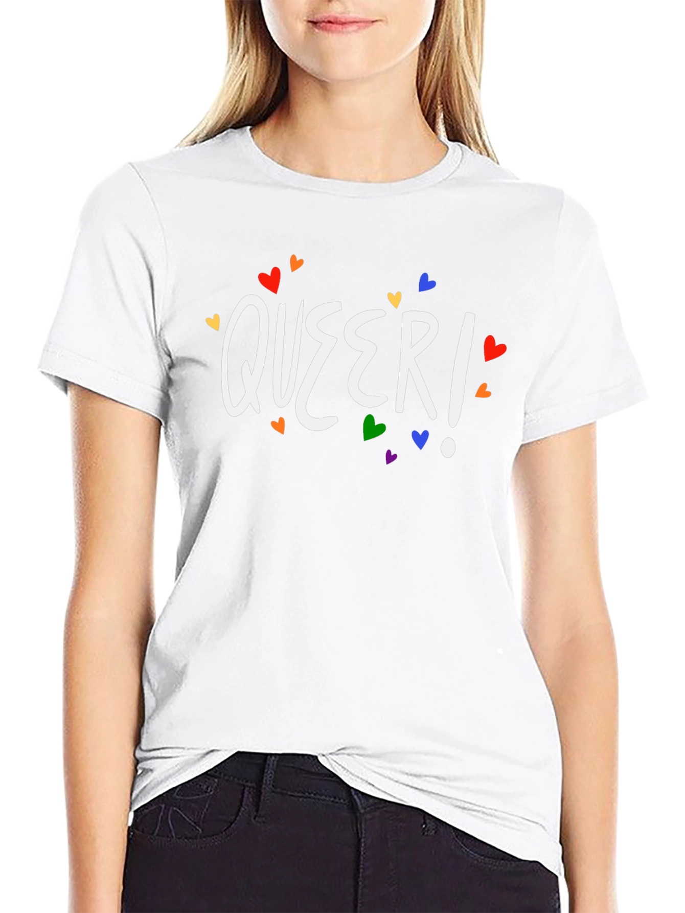 Queer! Heart Graphic T-Shirt