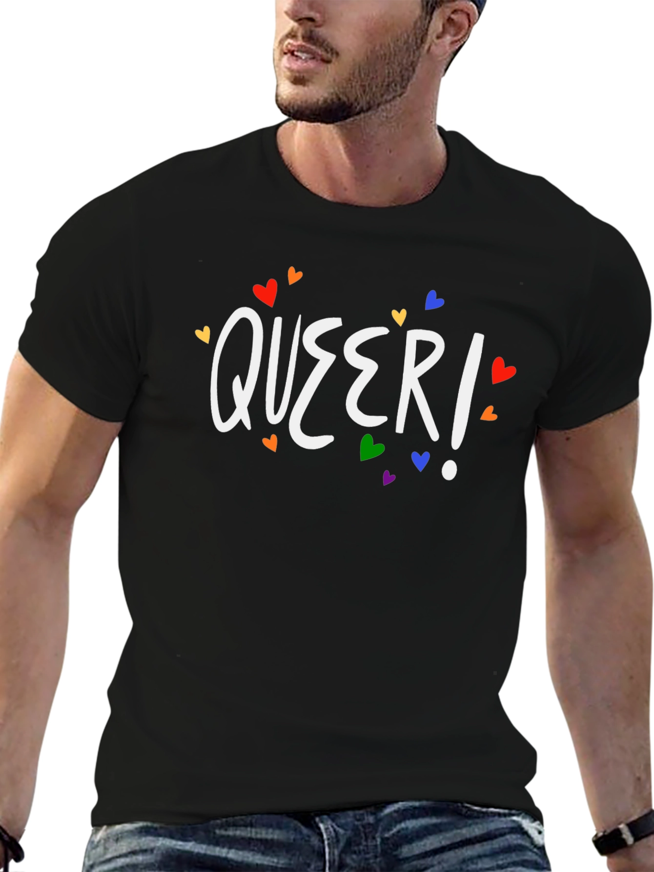 Queer! Heart Graphic T-Shirt