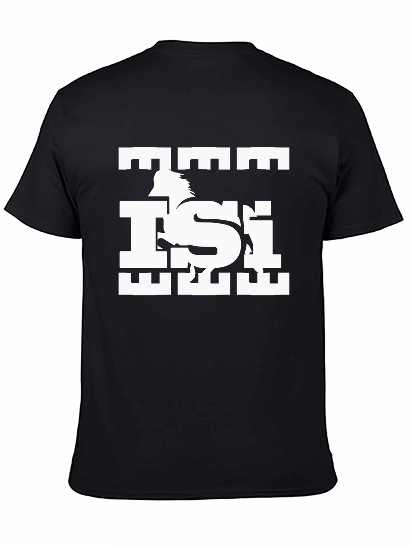 Black T-Shirt with Horse Graphic
