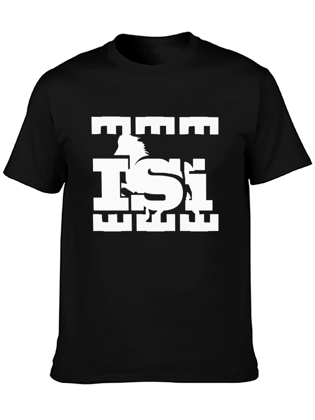 Black T-Shirt with Horse Graphic