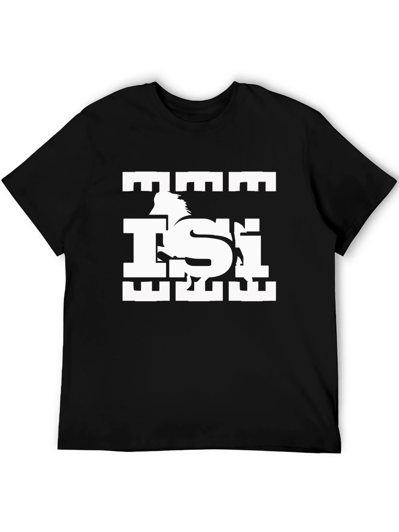 Black T-Shirt with Horse Graphic
