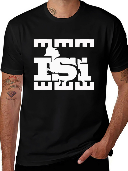 Black T-Shirt with Horse Graphic