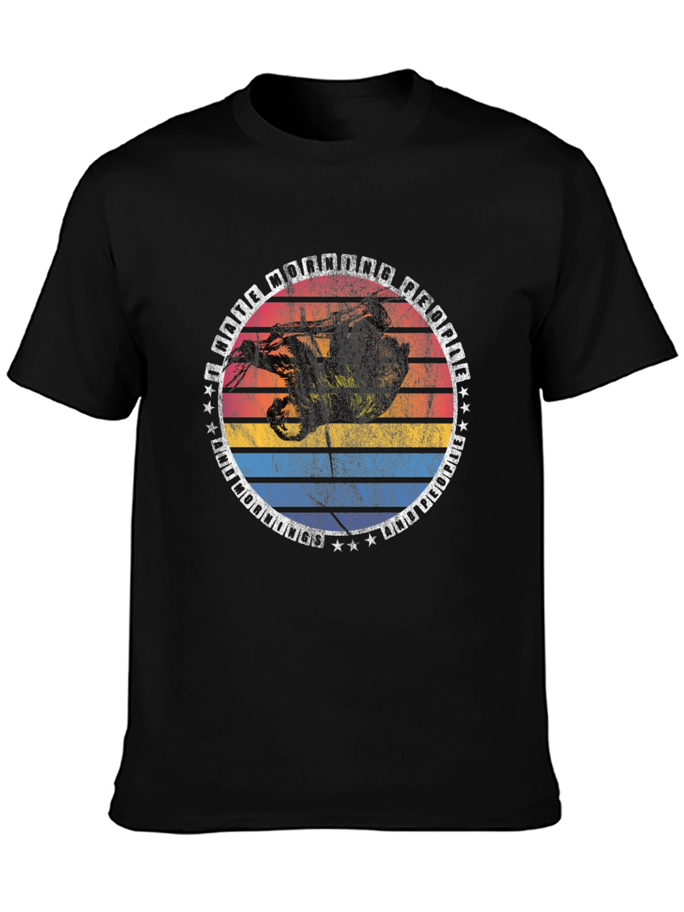 Retro Sloth T-Shirt - Cool Animal Graphic Tee