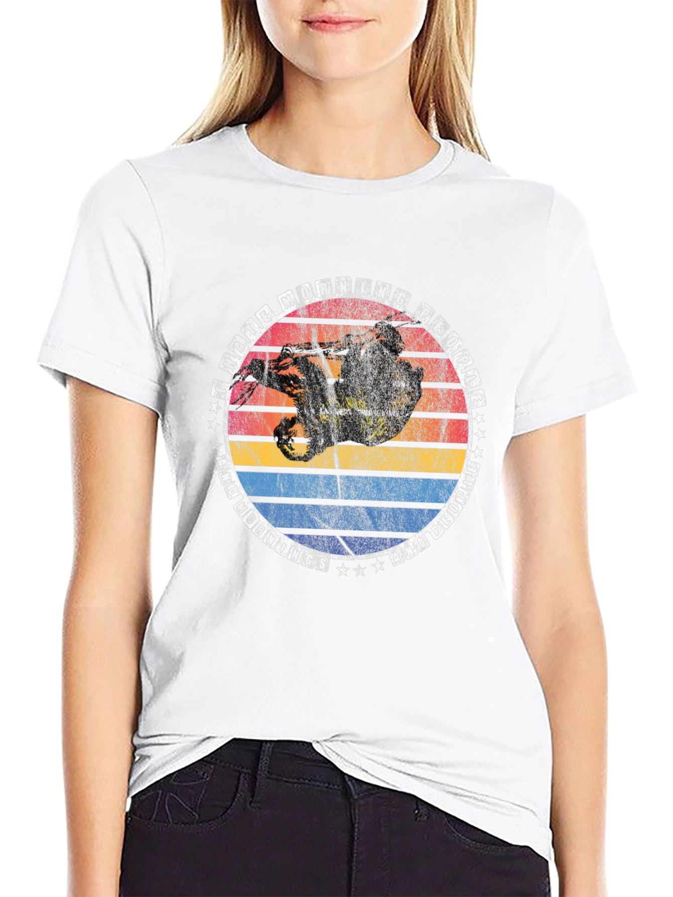 Retro Sloth T-Shirt - Cool Animal Graphic Tee