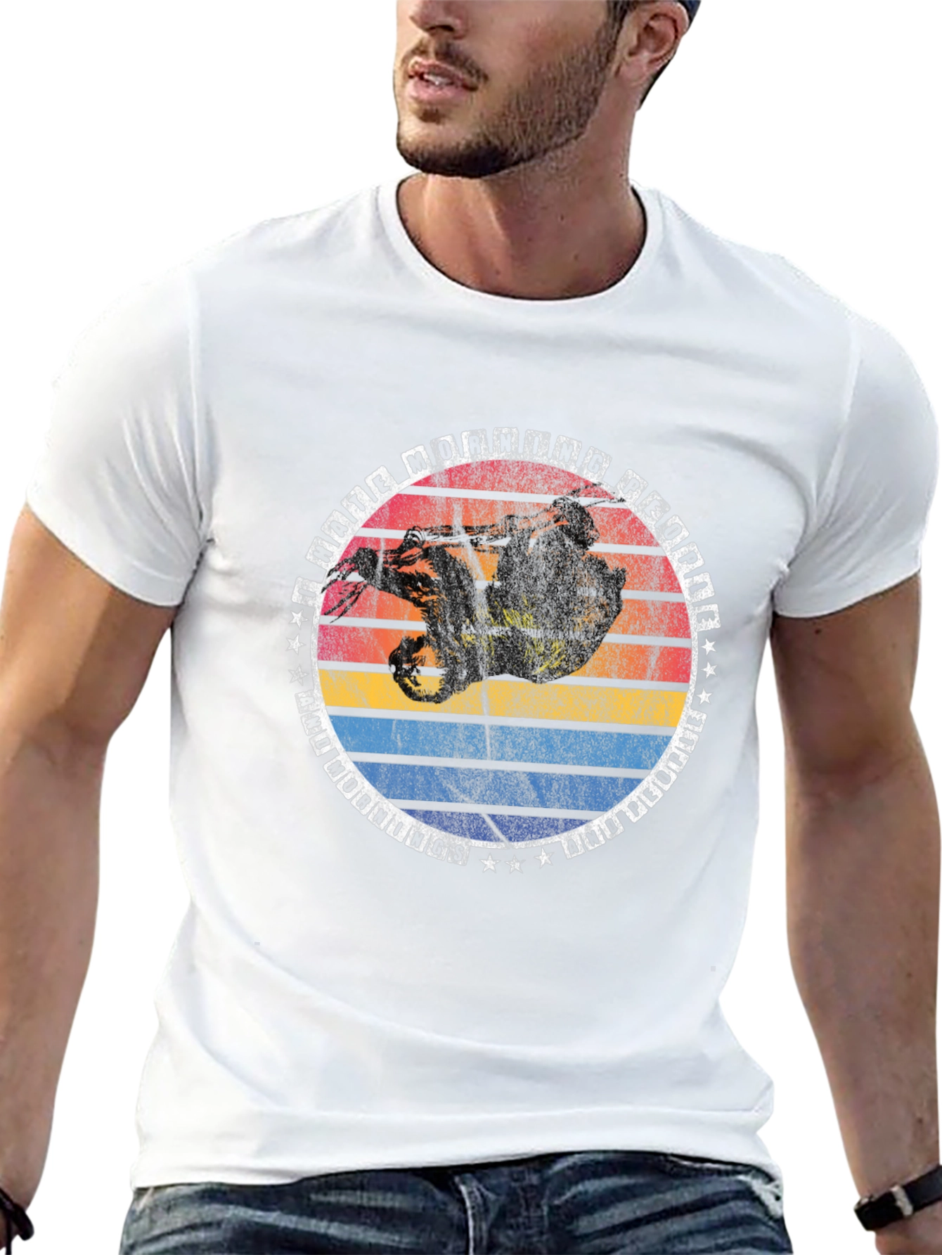 Retro Sloth T-Shirt - Cool Animal Graphic Tee