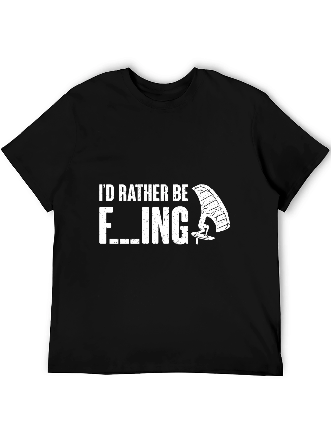 Id Rather Be Foil Boarding T-Shirt
