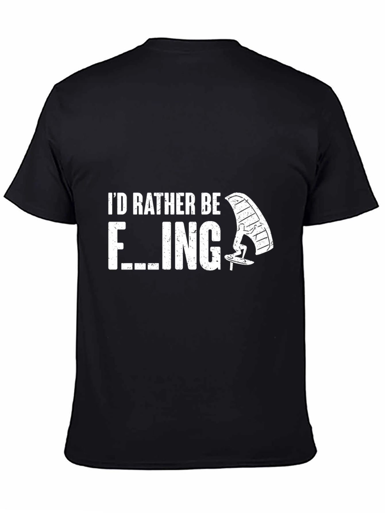Id Rather Be Foil Boarding T-Shirt
