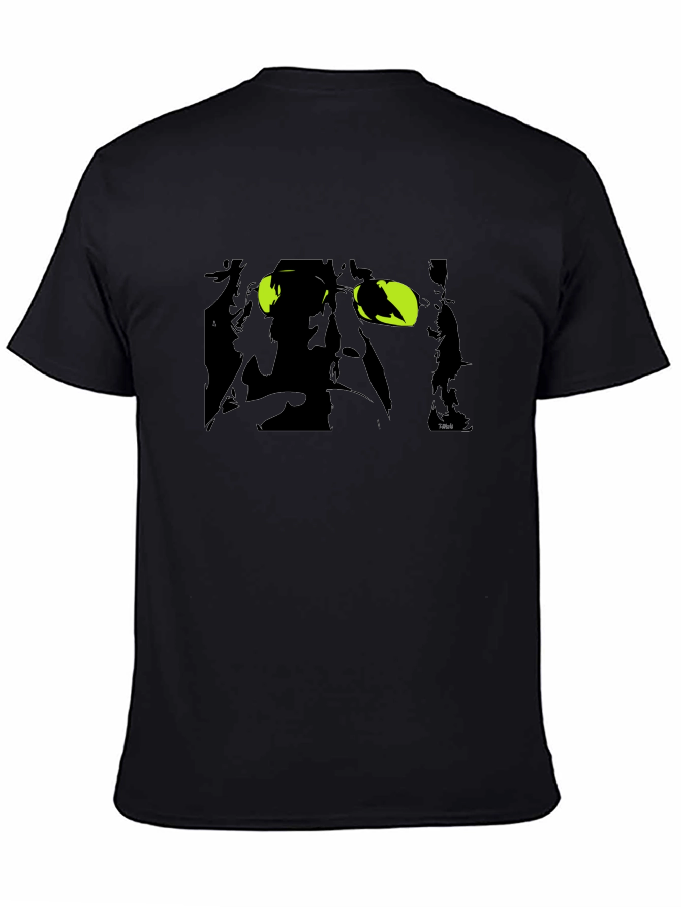 Unique Black T-Shirt with Graphic Print