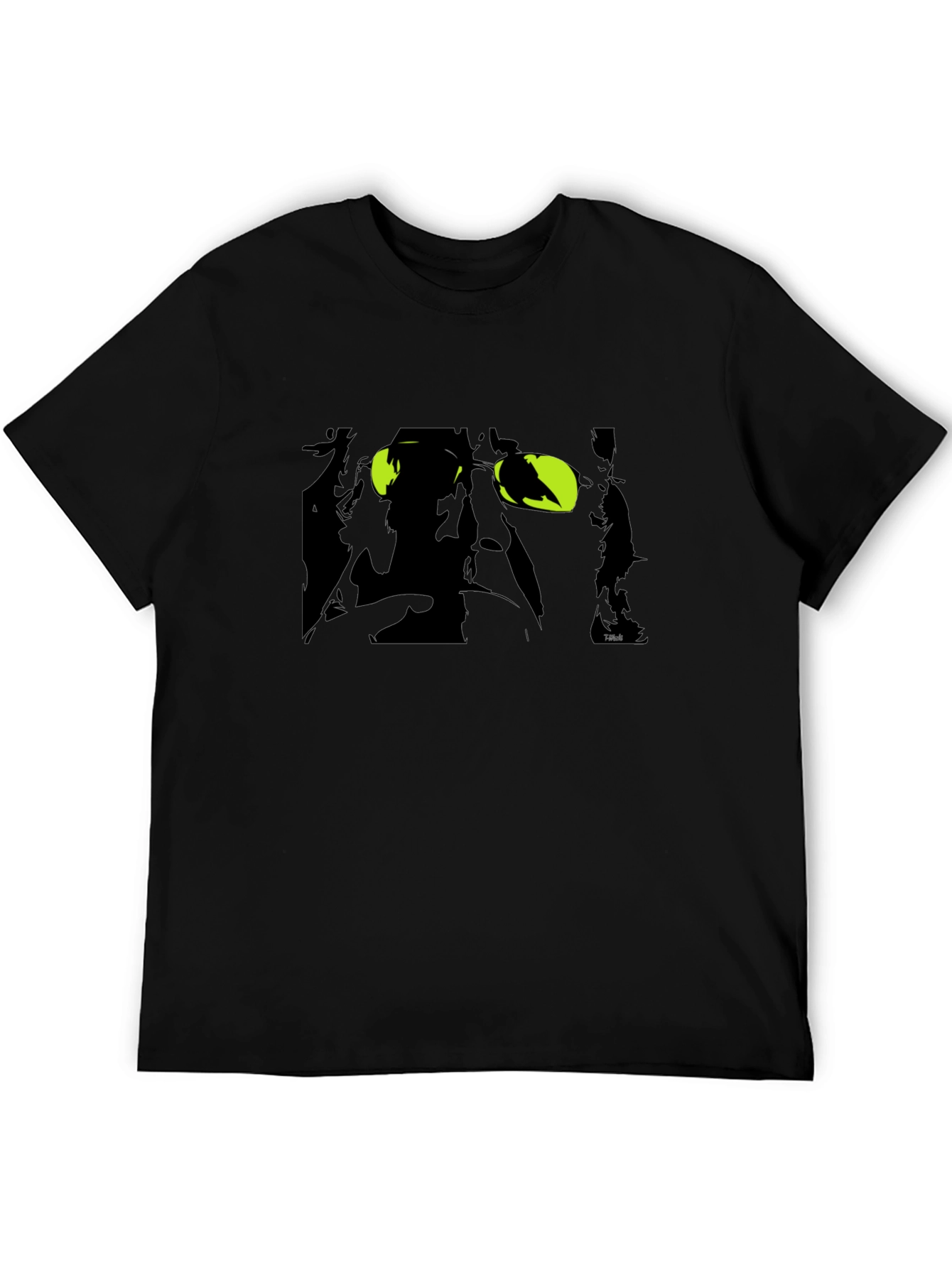 Unique Black T-Shirt with Graphic Print