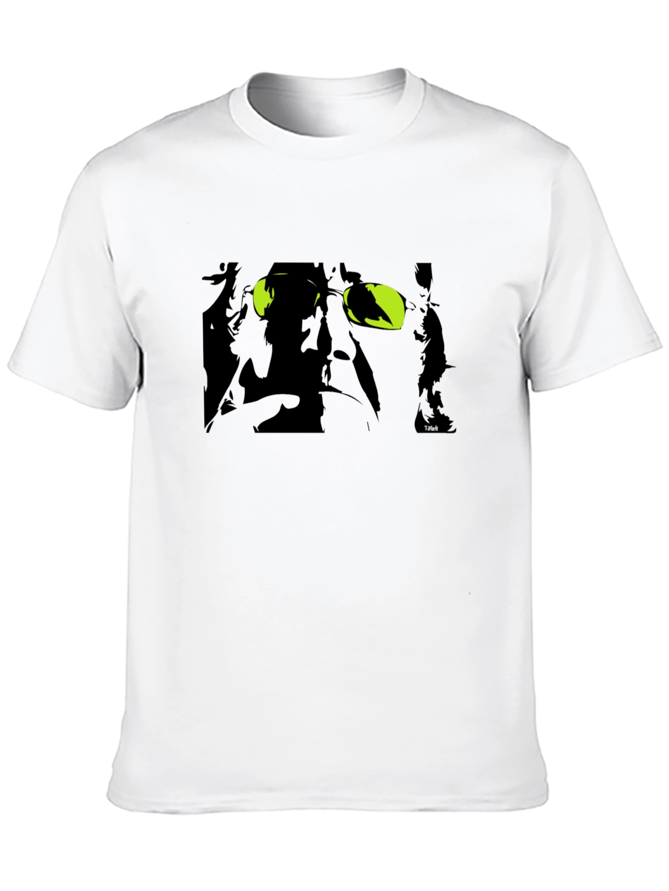Unique Black T-Shirt with Graphic Print