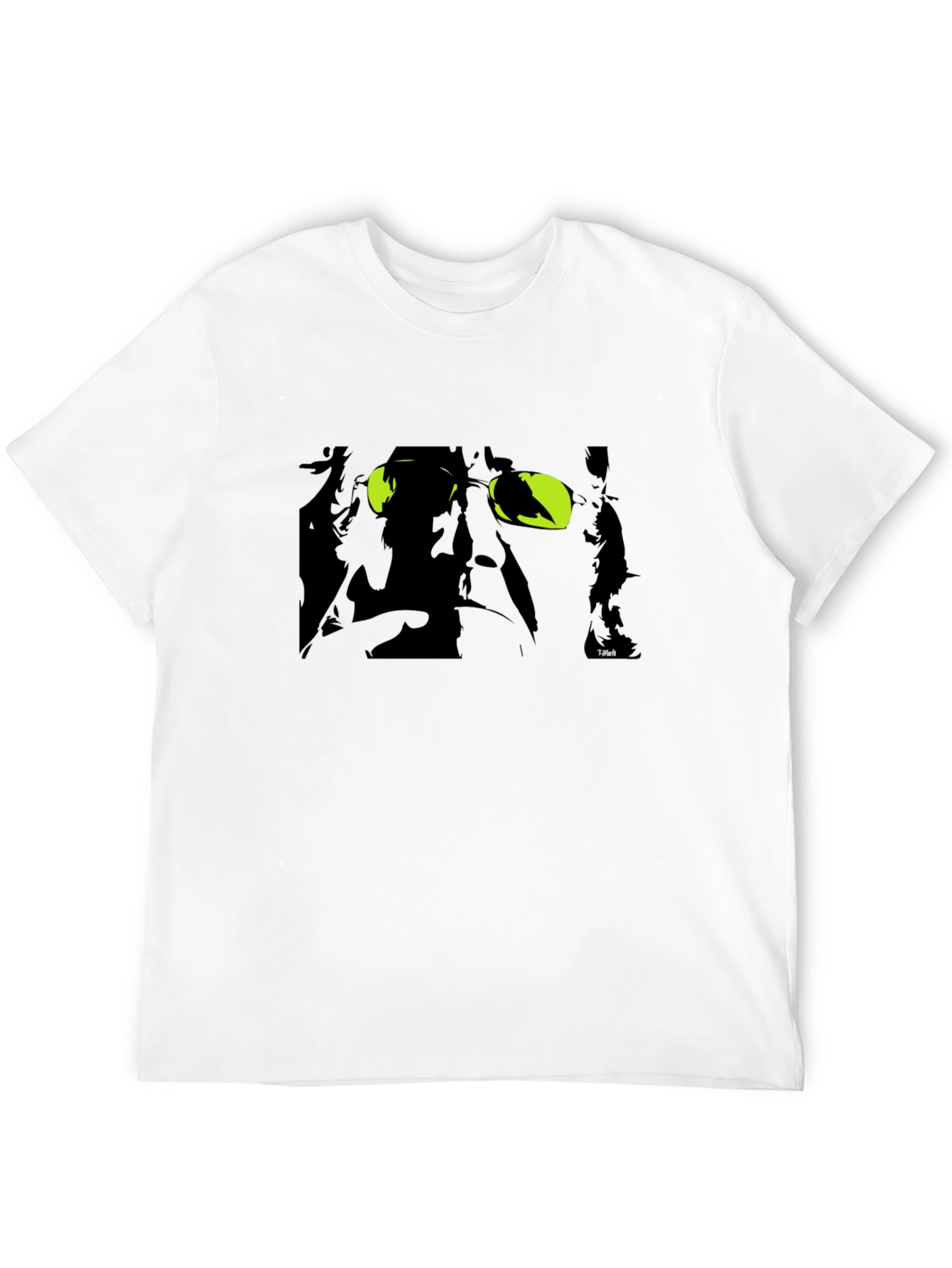 Unique Black T-Shirt with Graphic Print