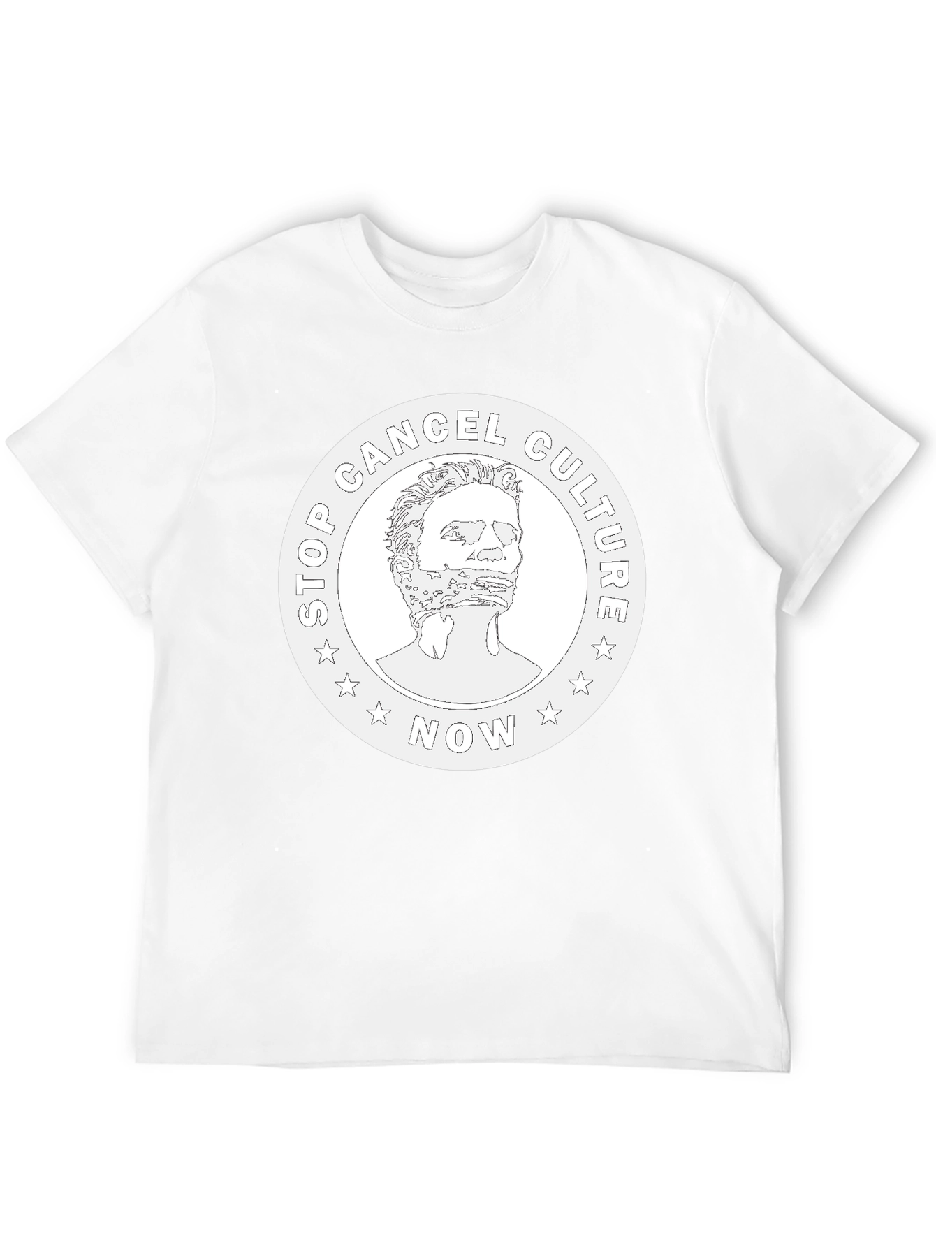 Stop Cancel Culture Now Graphic Tee - Black