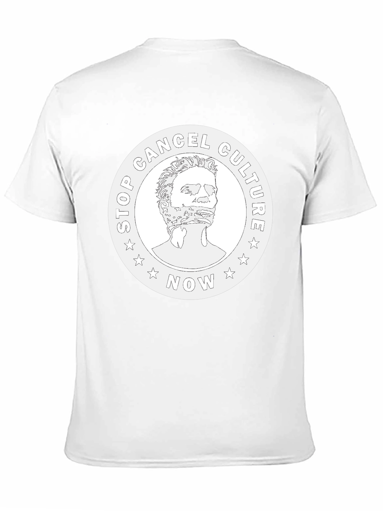 Stop Cancel Culture Now Graphic Tee - Black
