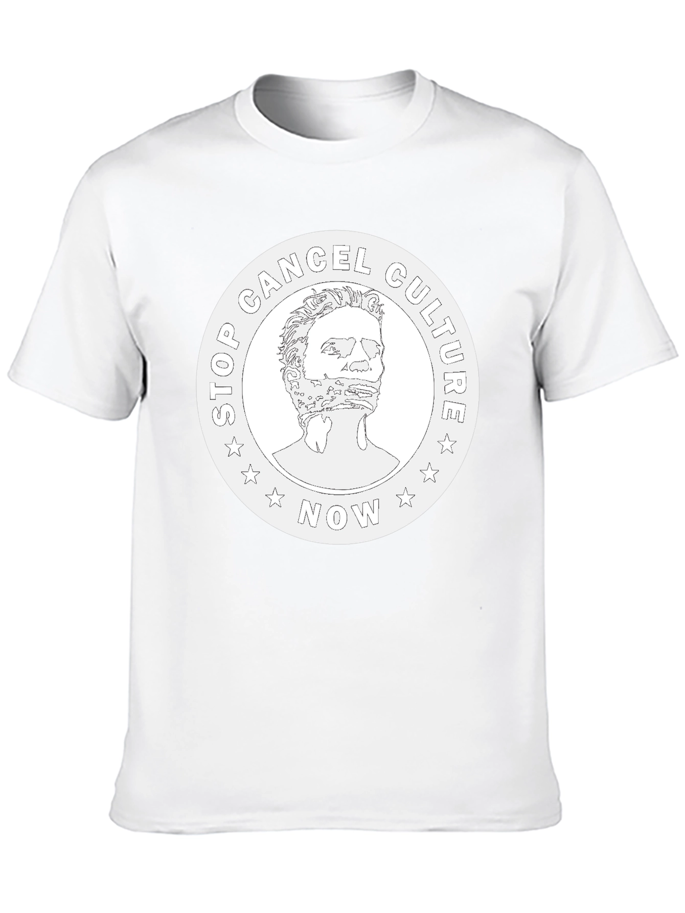 Stop Cancel Culture Now Graphic Tee - Black