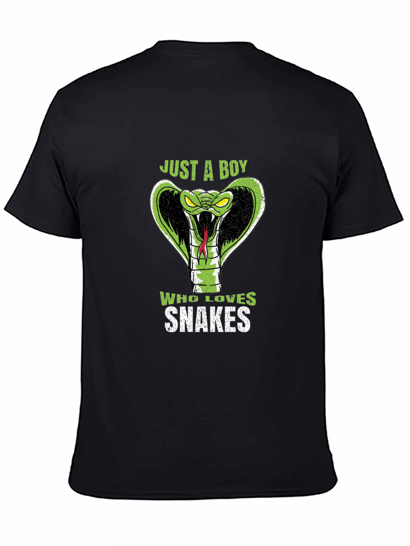 Just a Boy Who Loves Snakes Graphic T-Shirt