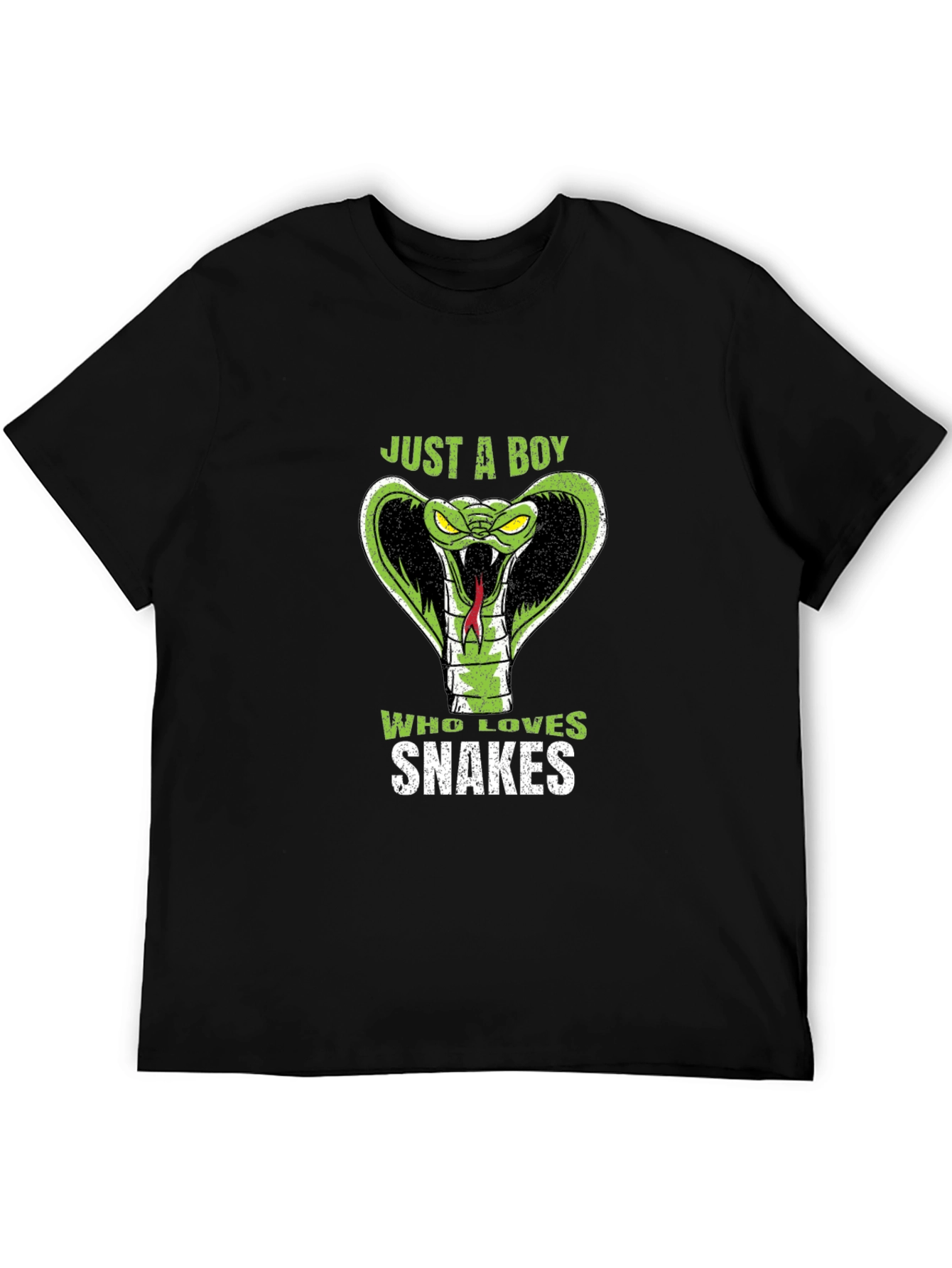 Just a Boy Who Loves Snakes Graphic T-Shirt