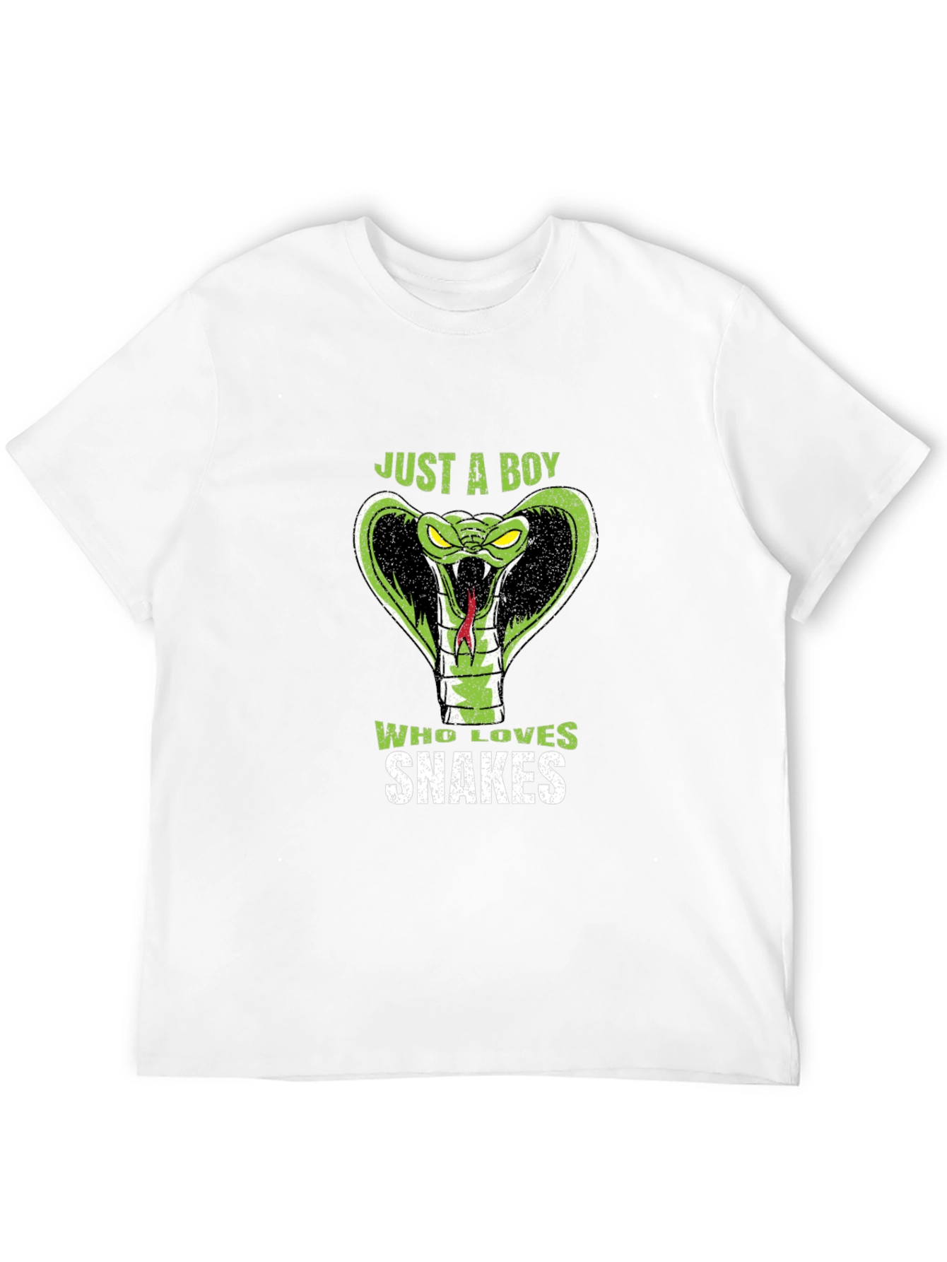 Just a Boy Who Loves Snakes Graphic T-Shirt