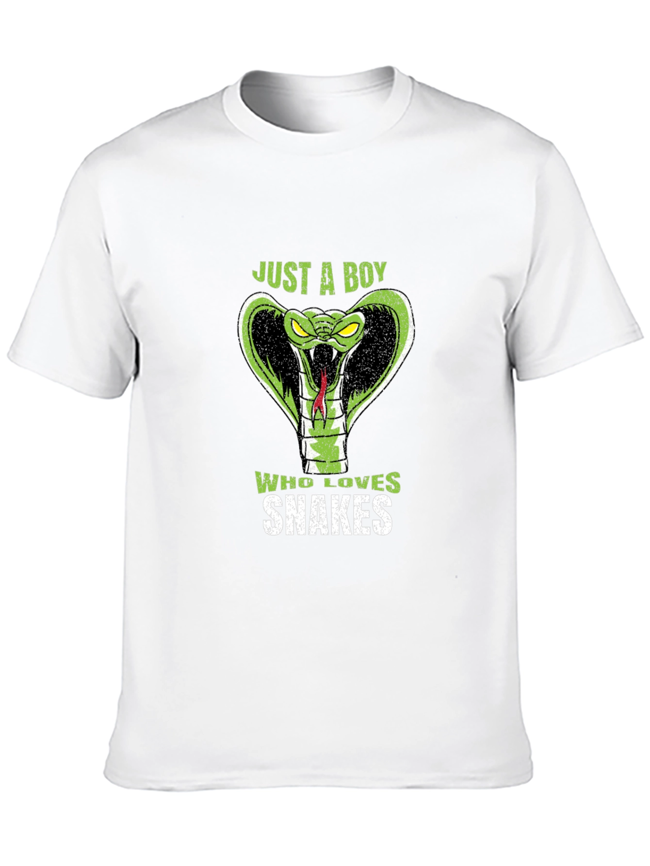 Just a Boy Who Loves Snakes Graphic T-Shirt