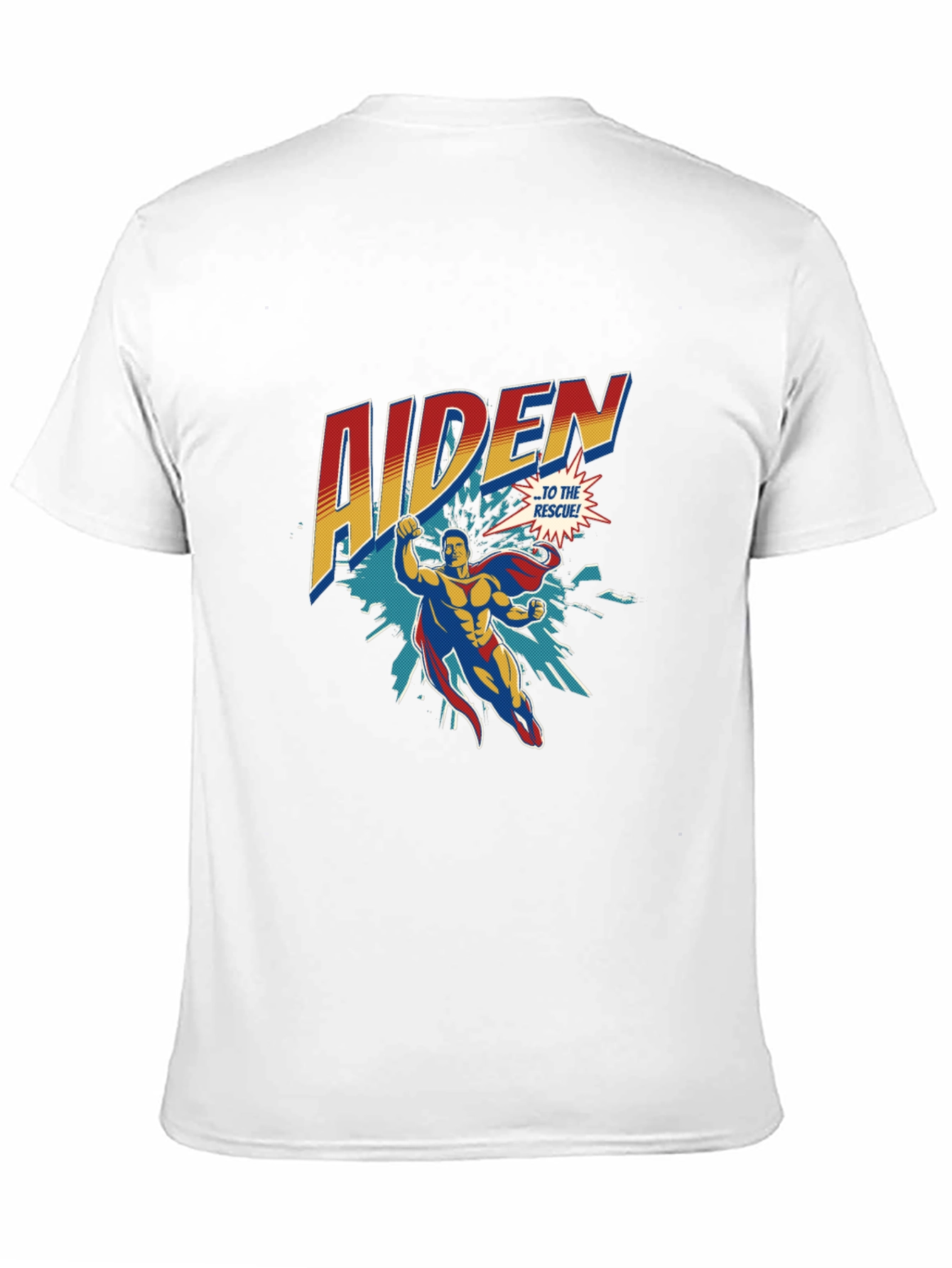 Aiden Superhero Personalized T-Shirt