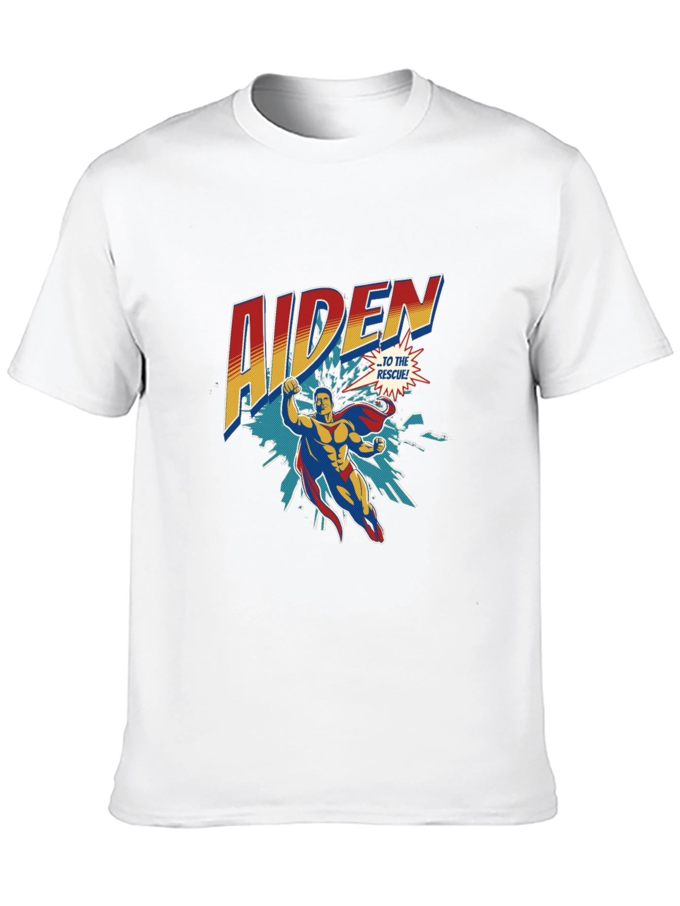 Aiden Superhero Personalized T-Shirt
